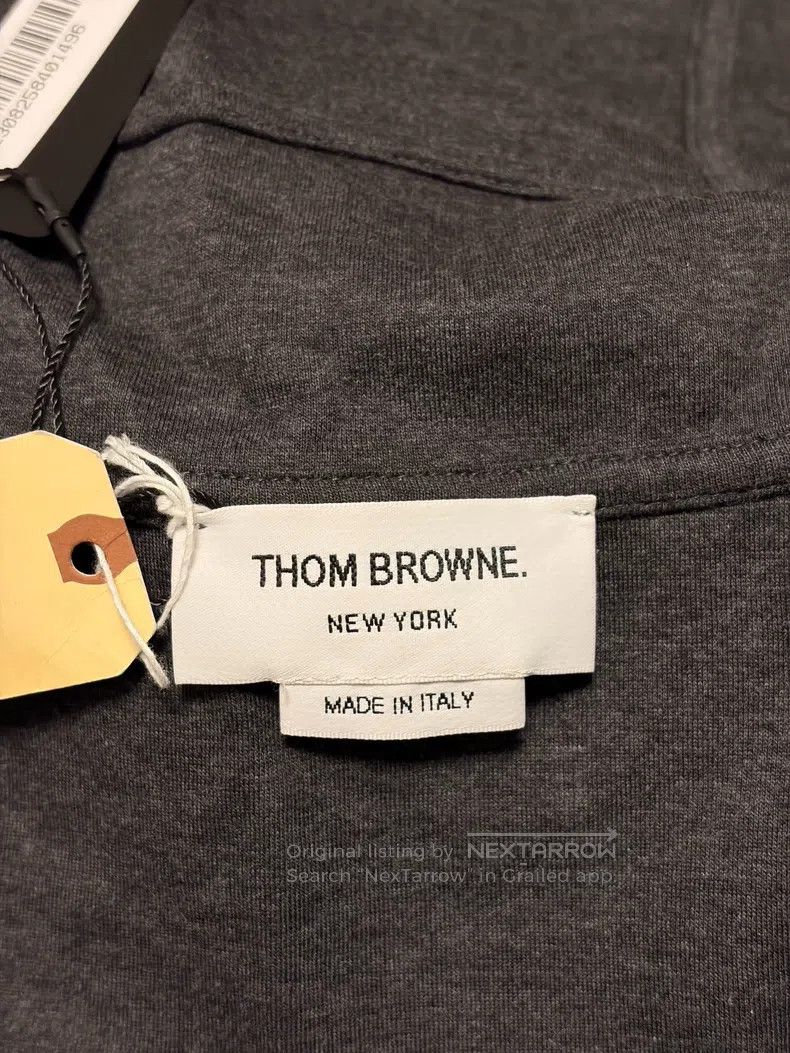 Thom Browne Thom Browne Four-stripe Gold Button Hooded Jacket Size US XS / EU 42 / 0 - 4 Thumbnail