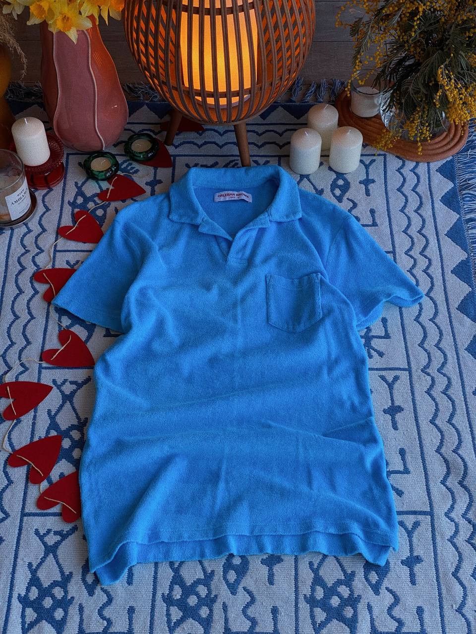 Orlebar Brown Orlebar Brown Terry Polo Shirt Blue Size US S / EU 44-46 / 1 - 2 Thumbnail