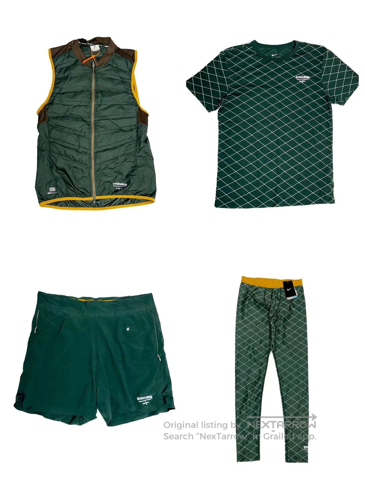 Gyakusou Gyakusou Nike Lab Grid Running Tee. Size US M / EU 48-50 / 2 - 9 Thumbnail