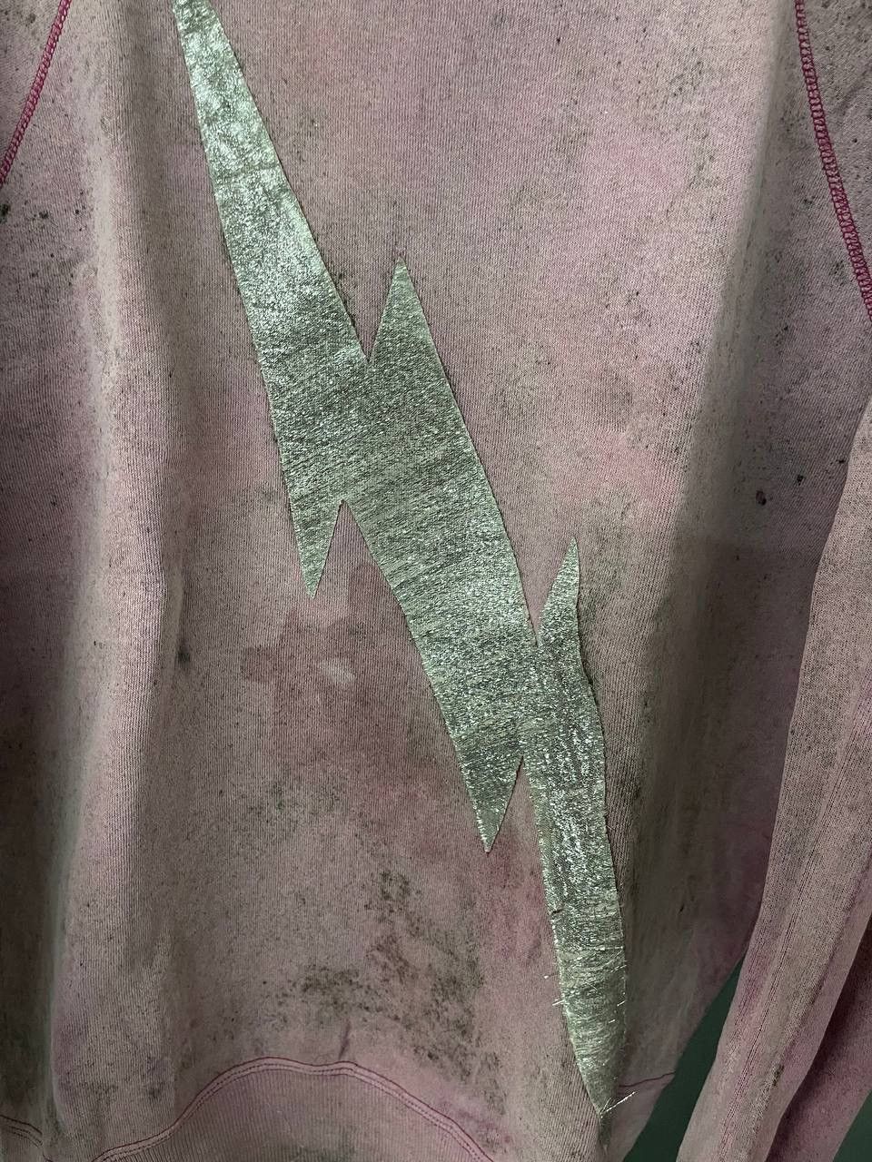 Vintage THRASHED THE PINK PACK SWEATSHIRT FADED Size US XL / EU 56 / 4 - 3 Thumbnail