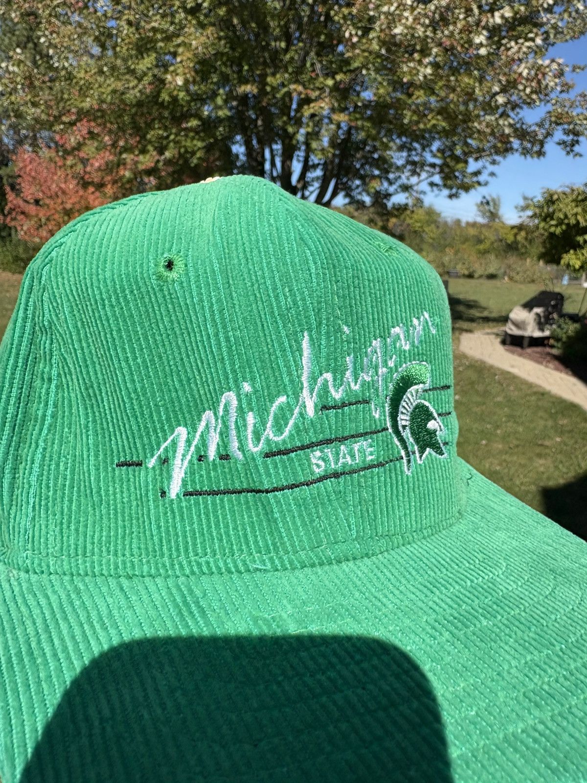 Other Michigan State Spartans MSU Rage Vintage 70s Corduroy Hat Size ONE SIZE - 2 Thumbnail