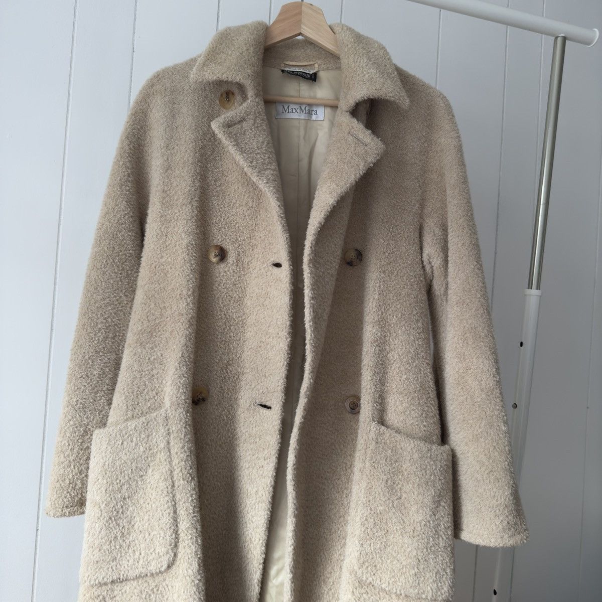 Max Mara Max Mara - Teddy bear Vintage coat 1990 Size S / US 4 / IT 40 - 7 Thumbnail