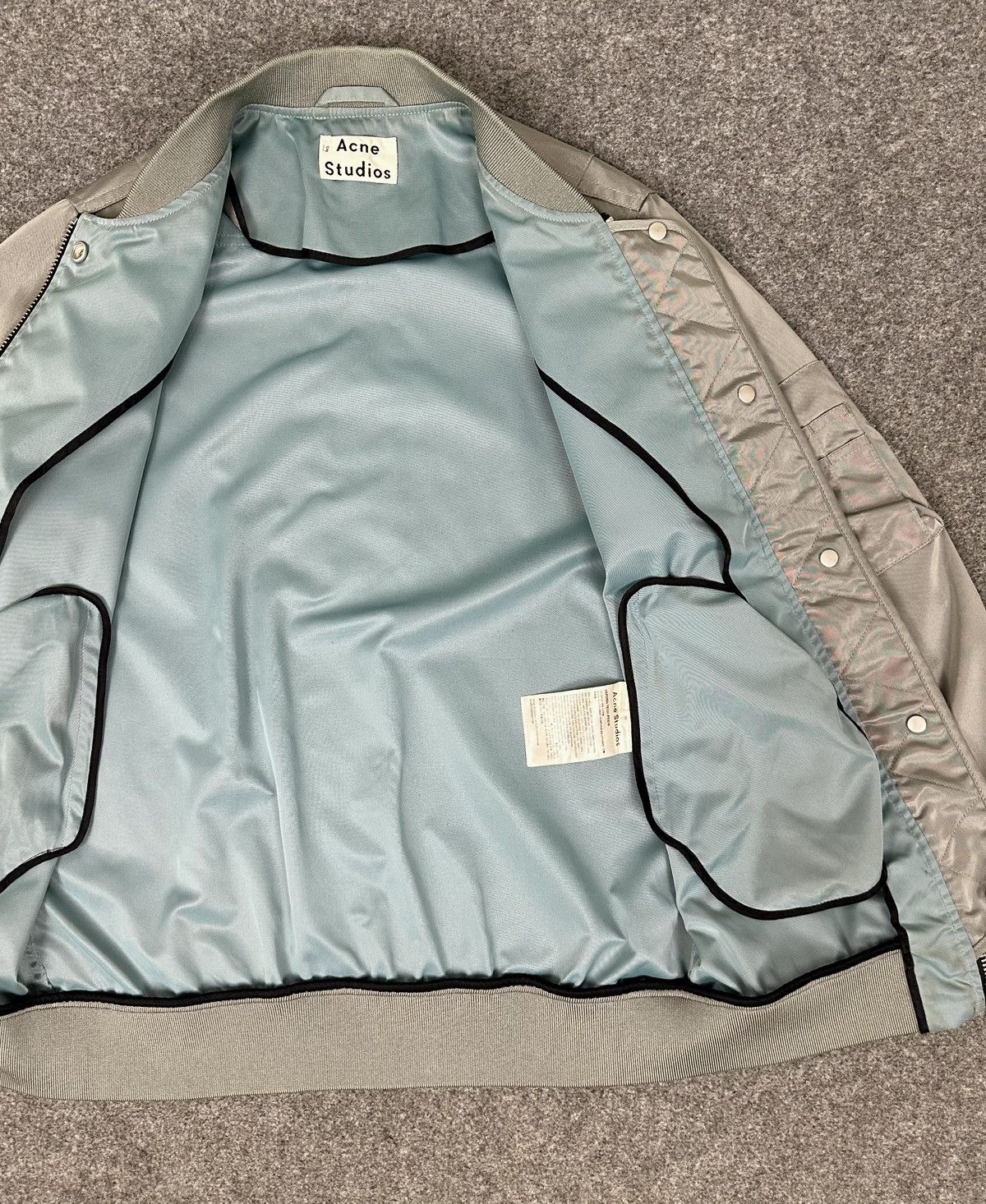 Acne Studios Acne Studios - Varden Tech S/S16 - M-A1 Bomber Jacket Size US M / EU 48-50 / 2 - 8 Thumbnail