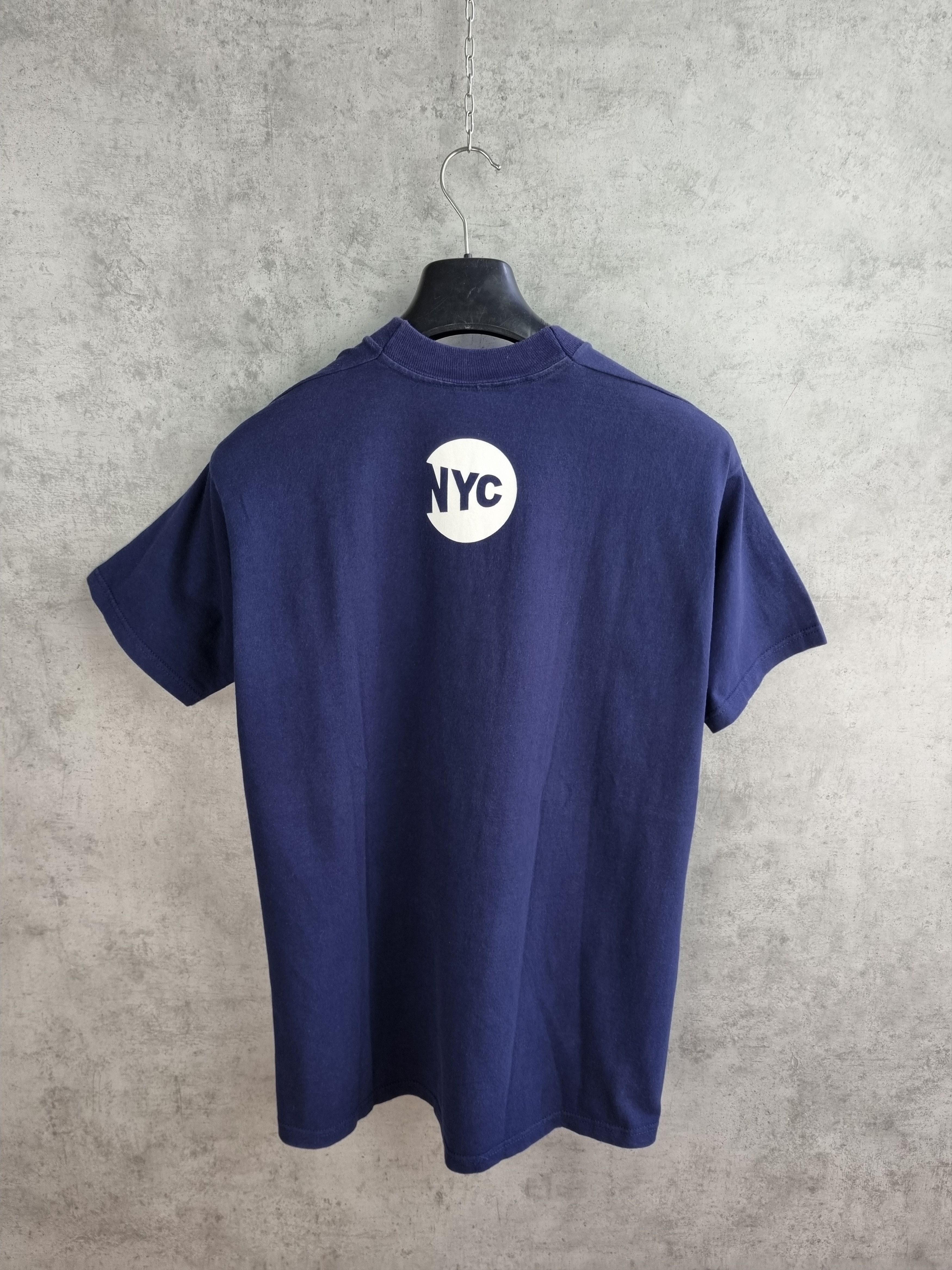Vintage Rare 90s NEW YORK NY Metro Promo tee shirt 6 line Bronx Size US L / EU 52-54 / 3 - 5 Thumbnail