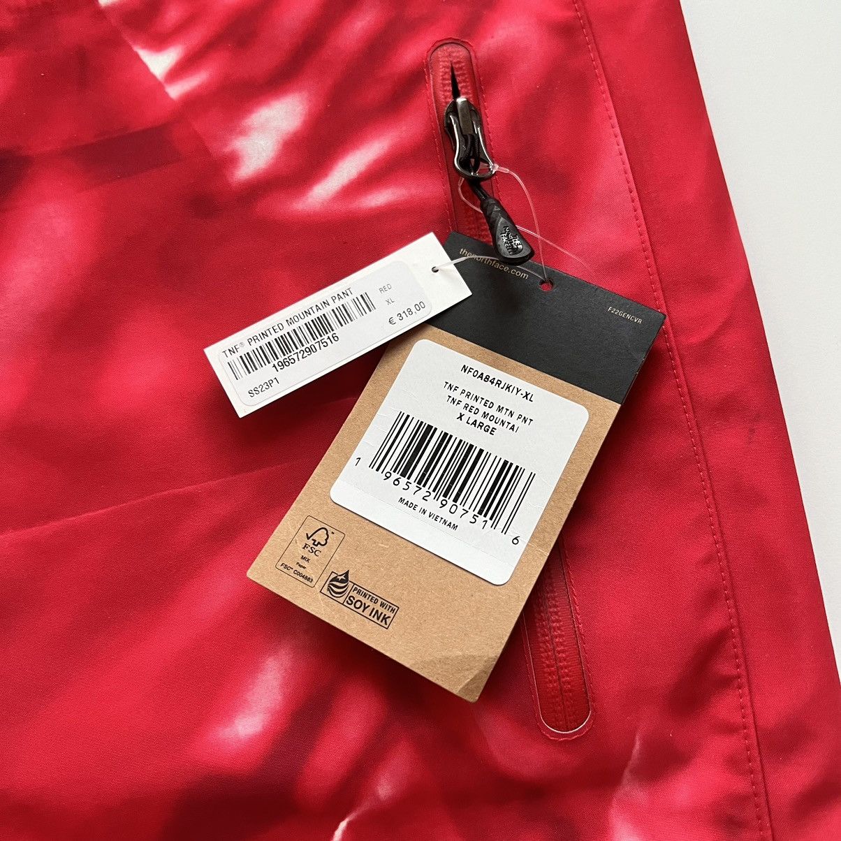Supreme × The North Face Supreme The North Face Printed Mountain Pant red XL Size US 36 / EU 52 - 5 Thumbnail