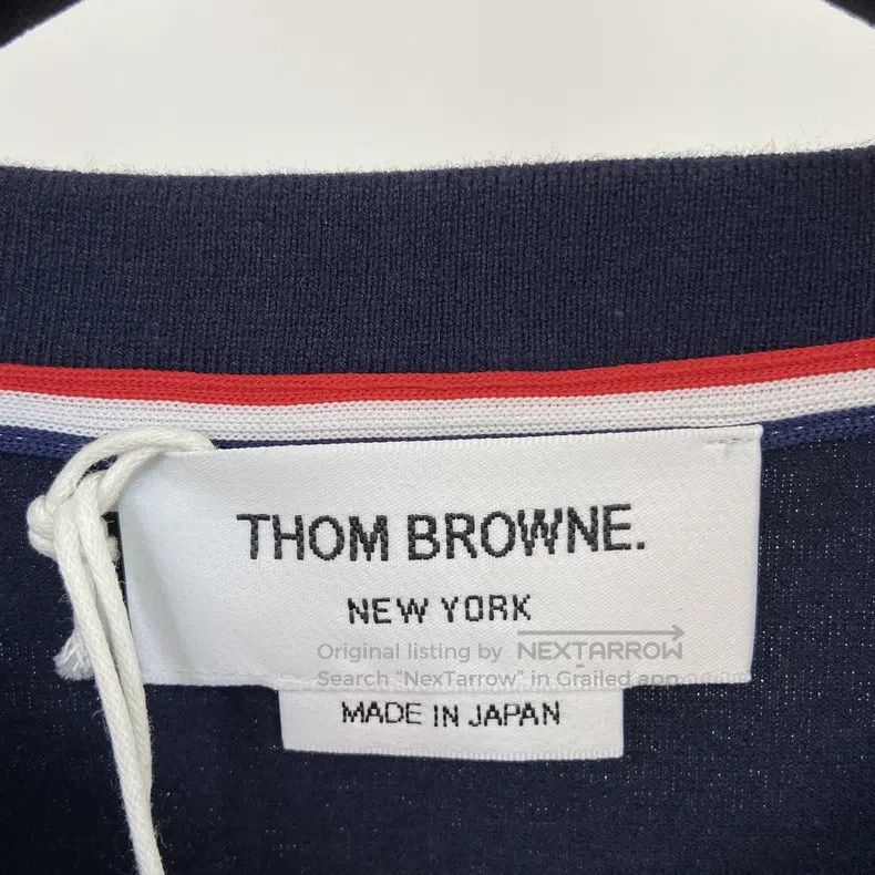 Thom Browne Thom Browne Cotton Long Sleeve T-Shirt Size US M / EU 48-50 / 2 - 7 Thumbnail