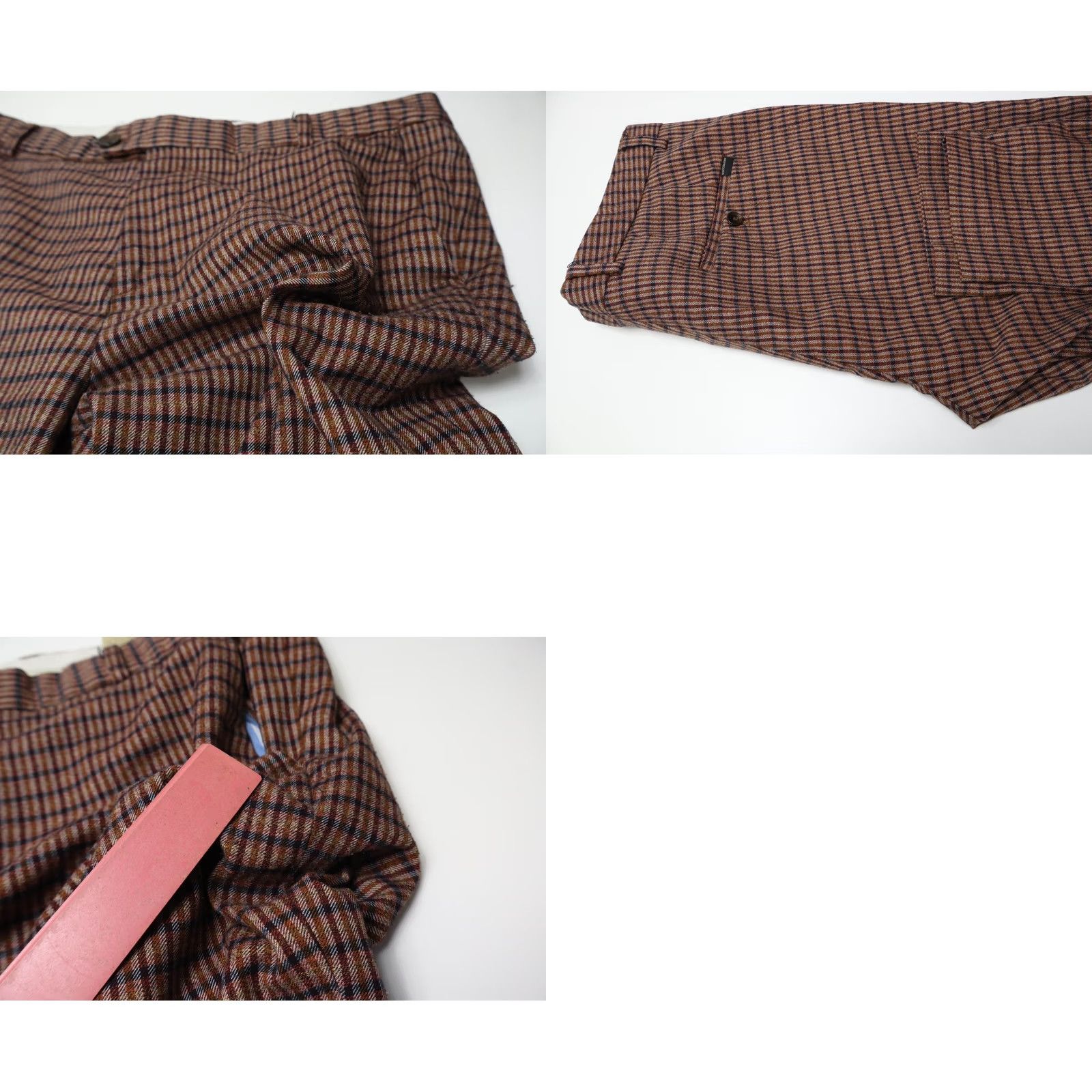 Scotch & Soda SCOTCH & SODA Mott Trousers Men's Brown Patterned Zip Fly Stretchy W34/L34 Size US 34 / EU 50 - 8 Thumbnail
