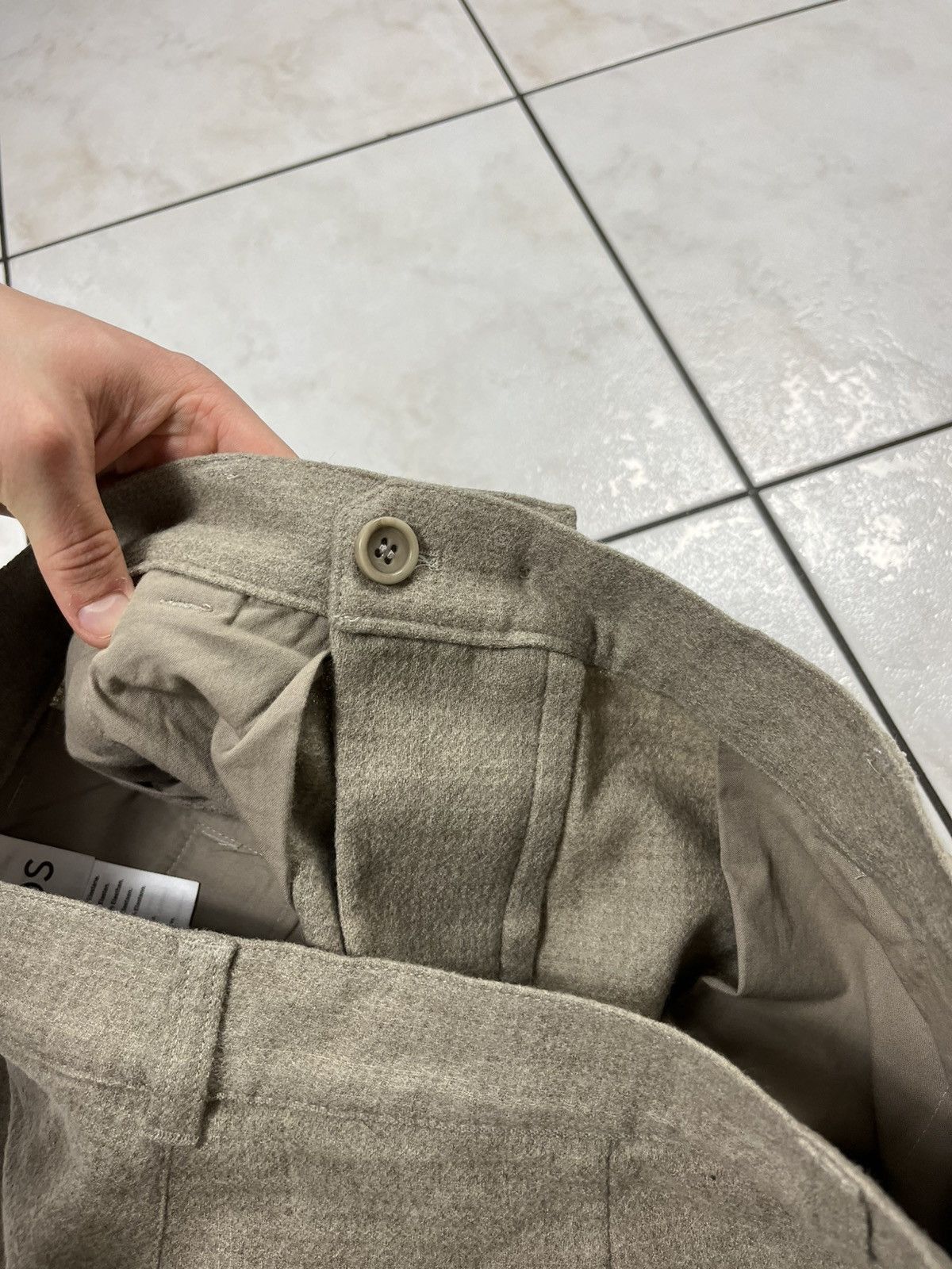 Cos × Designer COS wool casual textured casual pants trousers heather Size US 32 / EU 48 - 22 Thumbnail