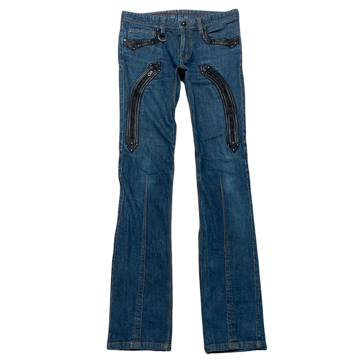 Nicole Club REALABO X NCFM Denim Slim Jeans Zipper Size US 30 / EU 46 - 1 Thumbnail