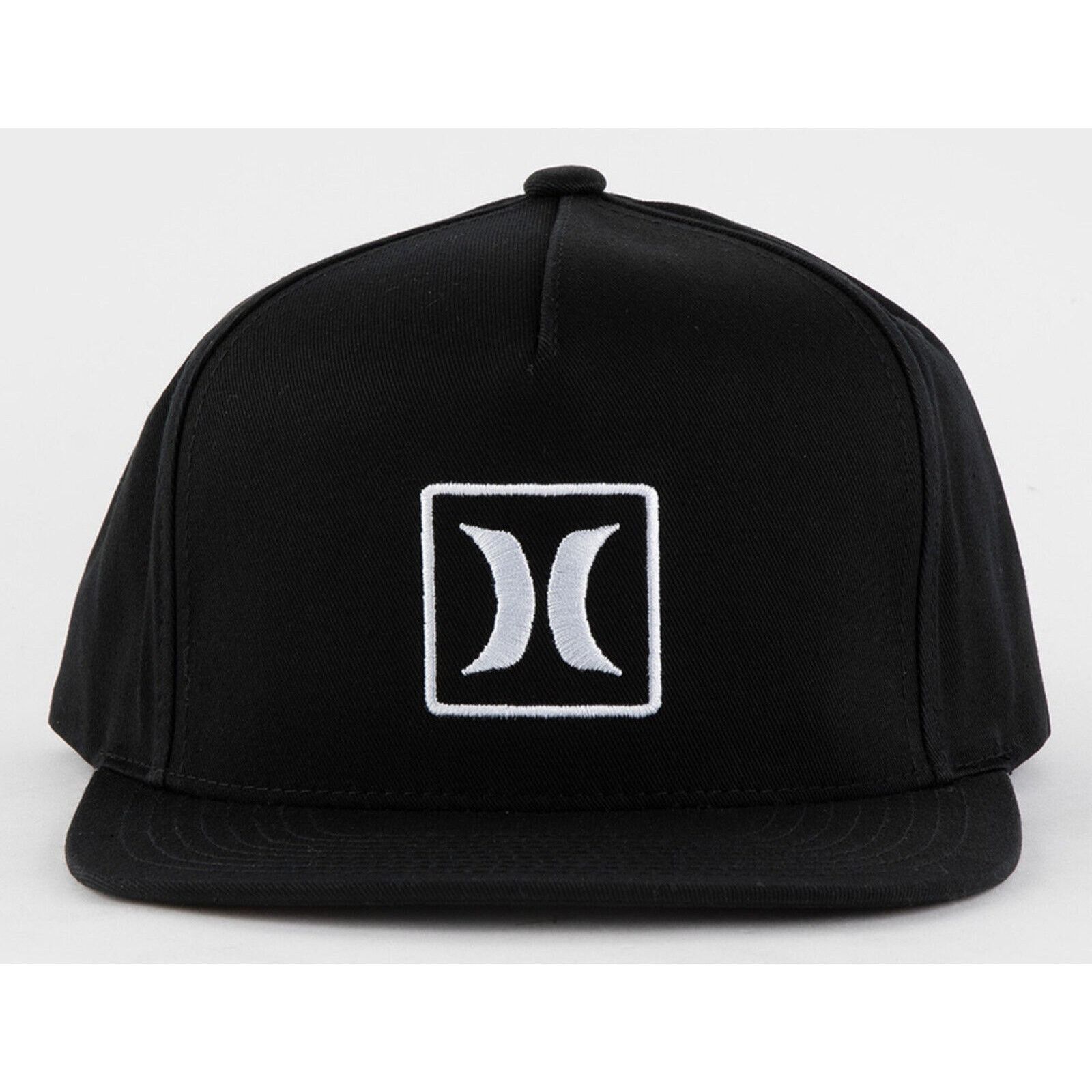 Hurley Hurley Hat Outline Icon Embroidered Flat Bill Snapback Cap Size ONE SIZE - 2 Thumbnail