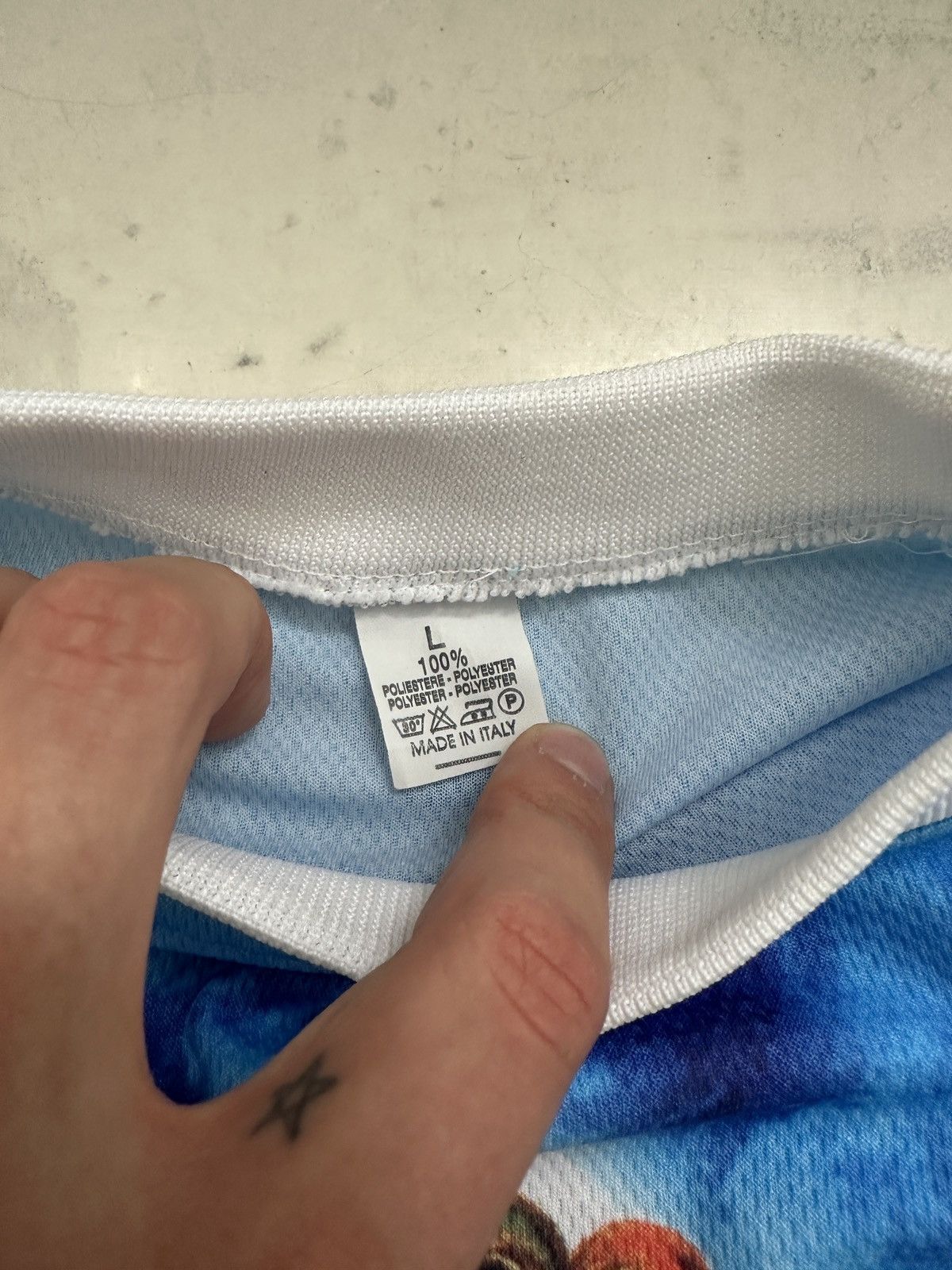 Vintage Pure Faith Jesus AOP long sleeve racing top Size US L / EU 52-54 / 3 - 9 Thumbnail
