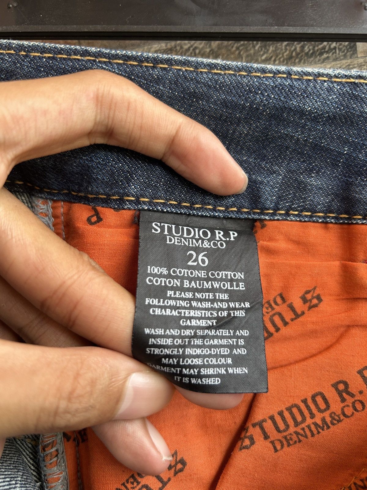 If Six Was Nine 90s Studio RP Faded Flared Bootcut Denim Pants Lgb Style Size US 26 / EU 42 - 16 Thumbnail