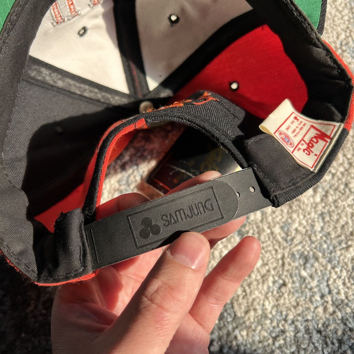Vintage 90's MAGiC by BEE iLLiNOiS FiGHTiNG iLLiNi PiNWHEEL SNAPBACK Size ONE SIZE - 5 Thumbnail