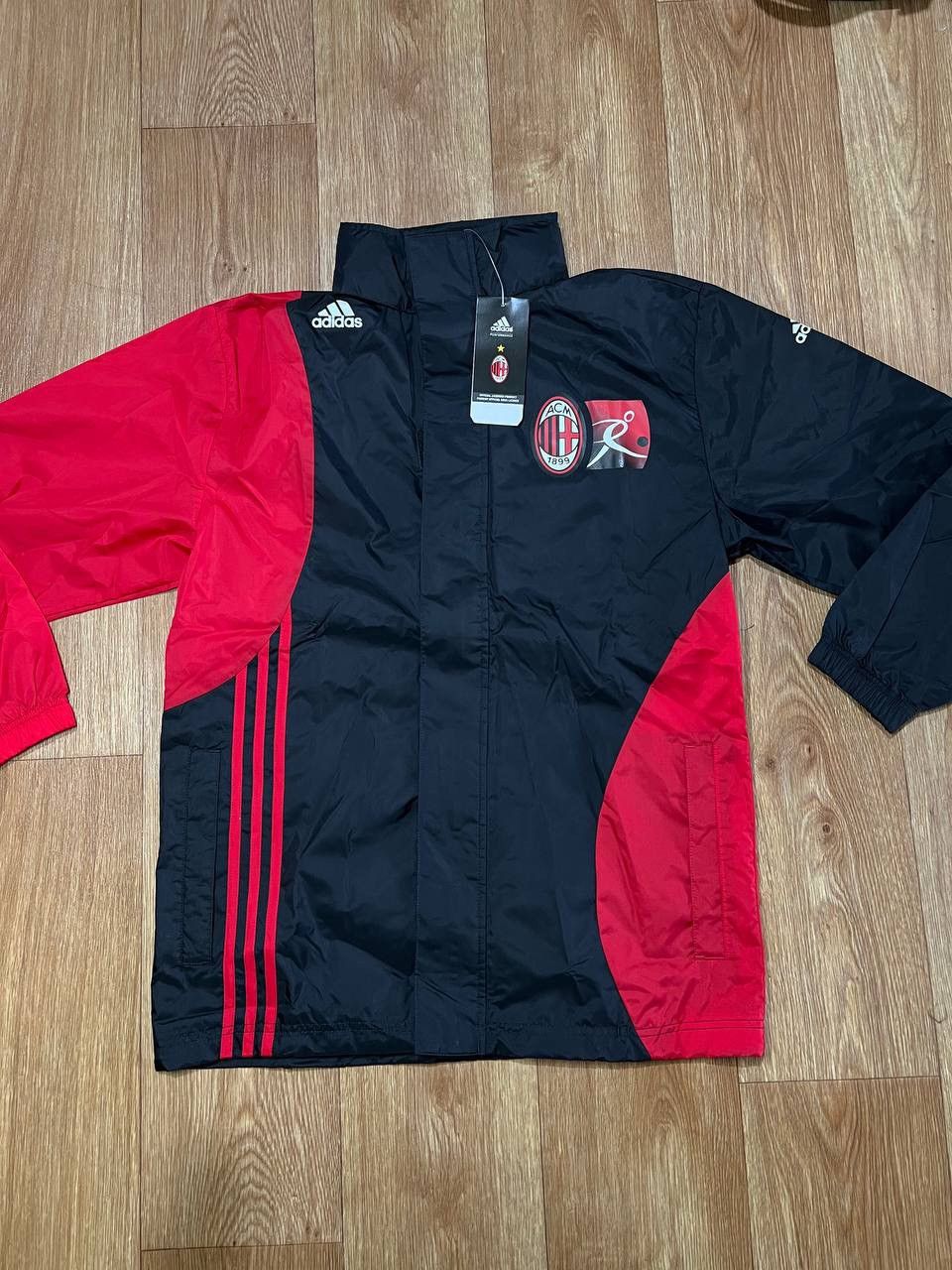 Adidas New Vintage 2009 Adidas ACM AC Milan Full-Zip Track Jacket Size US S / EU 44-46 / 1 - 1 Thumbnail