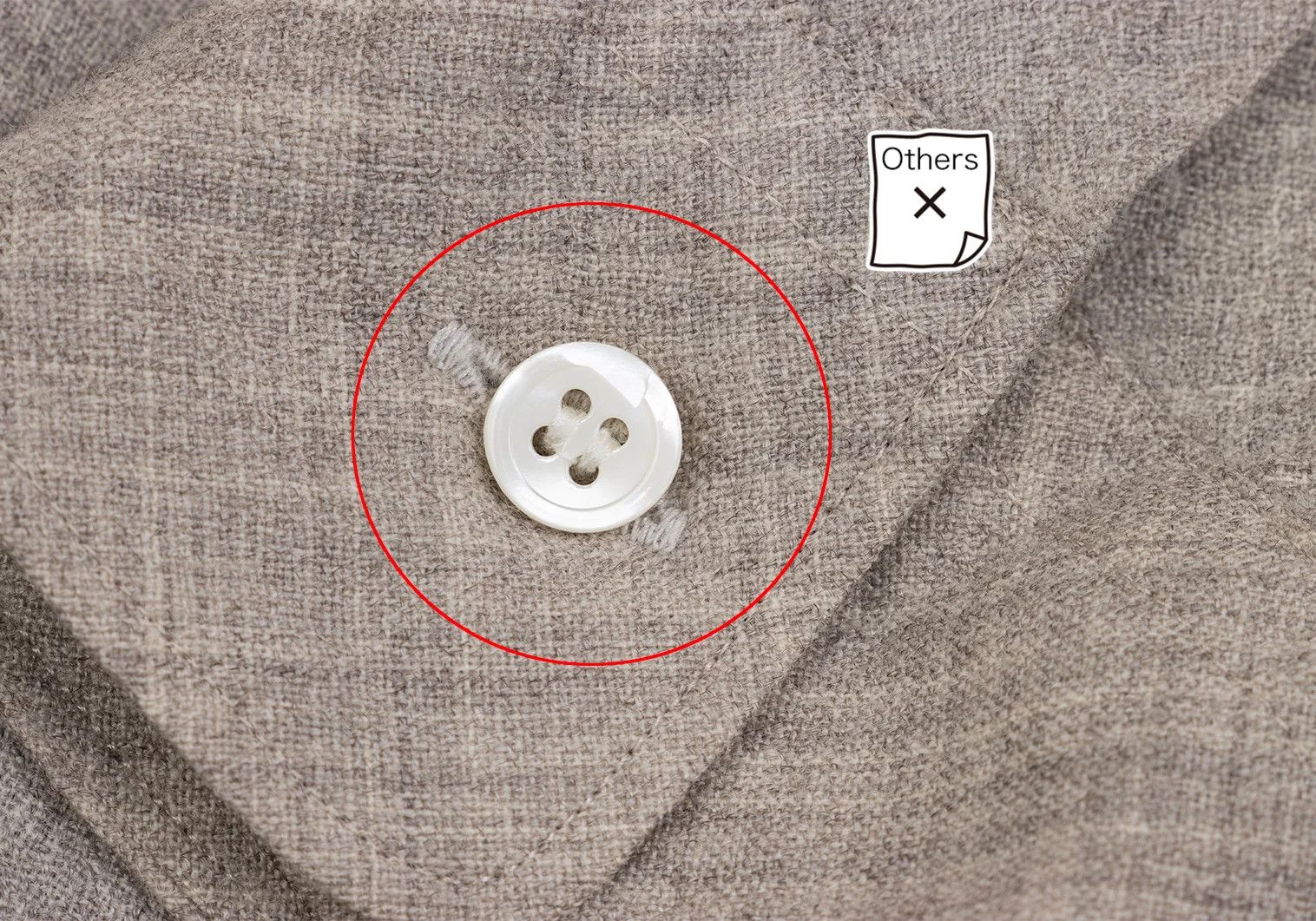 Comme des Garcons Homme Plus Bias Stack Design Shirt in Beige, Size M Size US M / EU 48-50 / 2 - 11 Thumbnail