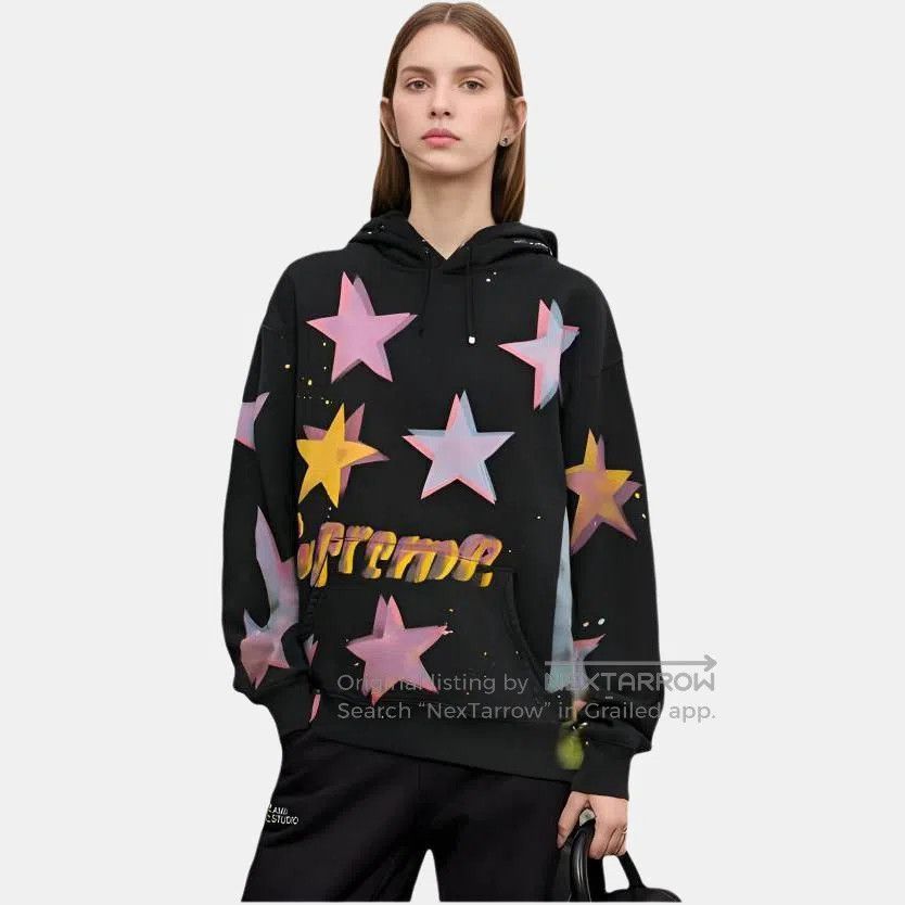 Supreme Supreme Gonz Stars Hooded Sweatshirt Size XXL. Size US XXL / EU 58 / 5 - 9 Thumbnail