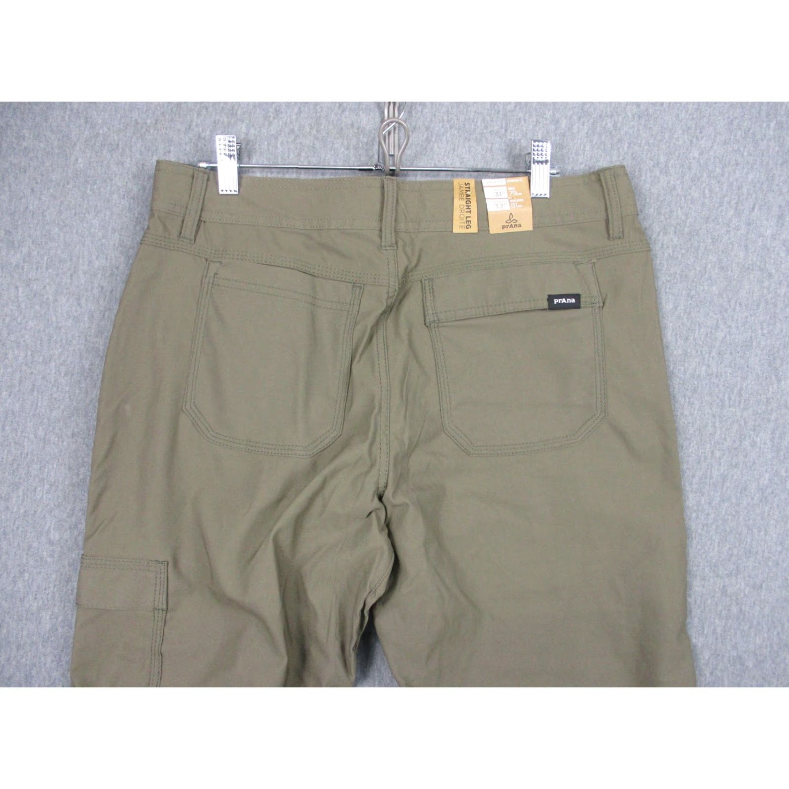 Prana prAna Stretch Zion Pant II Mens 31x32 Green ReZion Hiking Nylon Cargo Pants Size US 31 - 5 Thumbnail