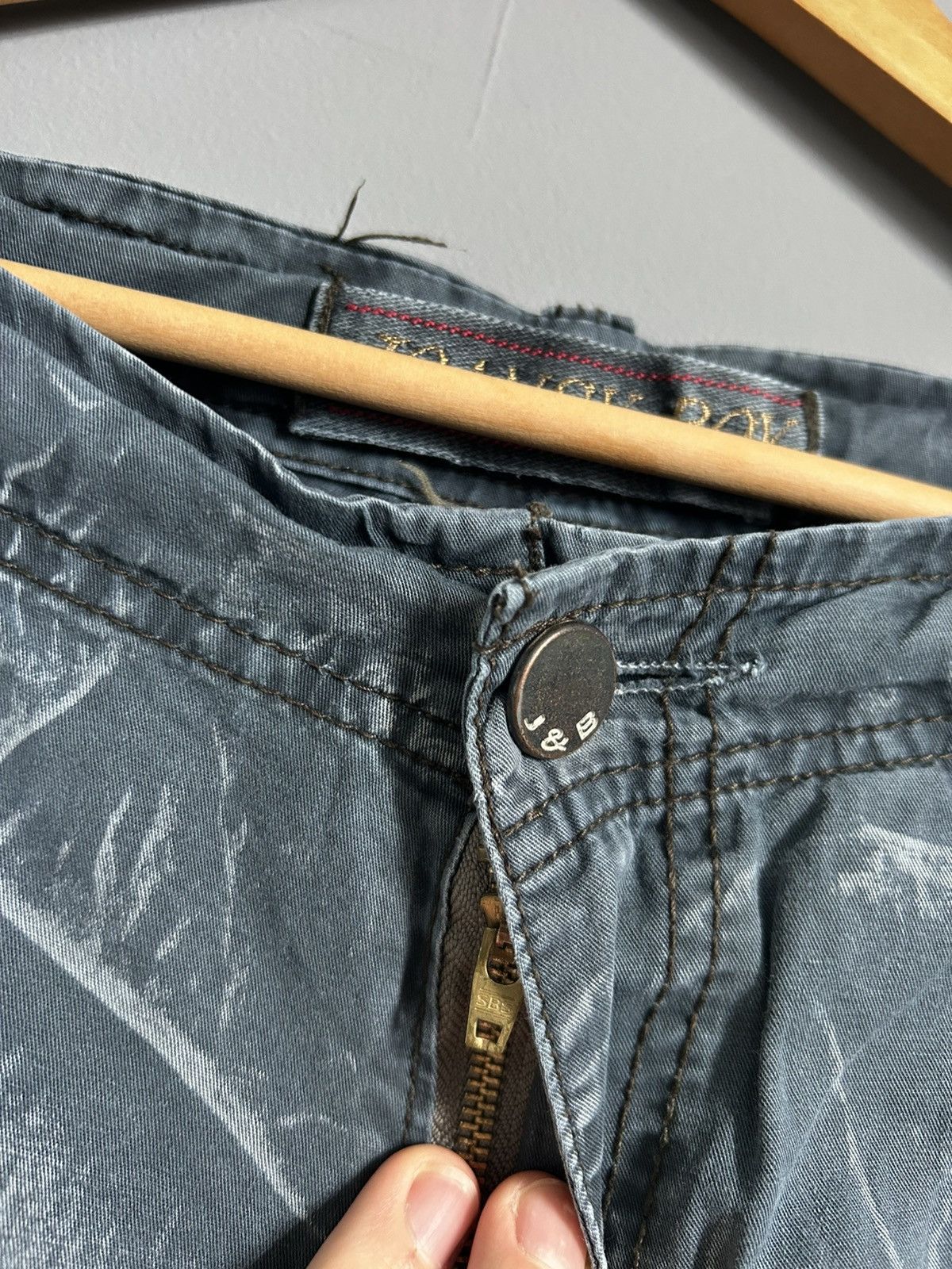 Japanese Brand × Vintage Vintage Avant Garde Y2k Washed Japan Cargo Shorts Size US 34 / EU 50 - 5 Thumbnail