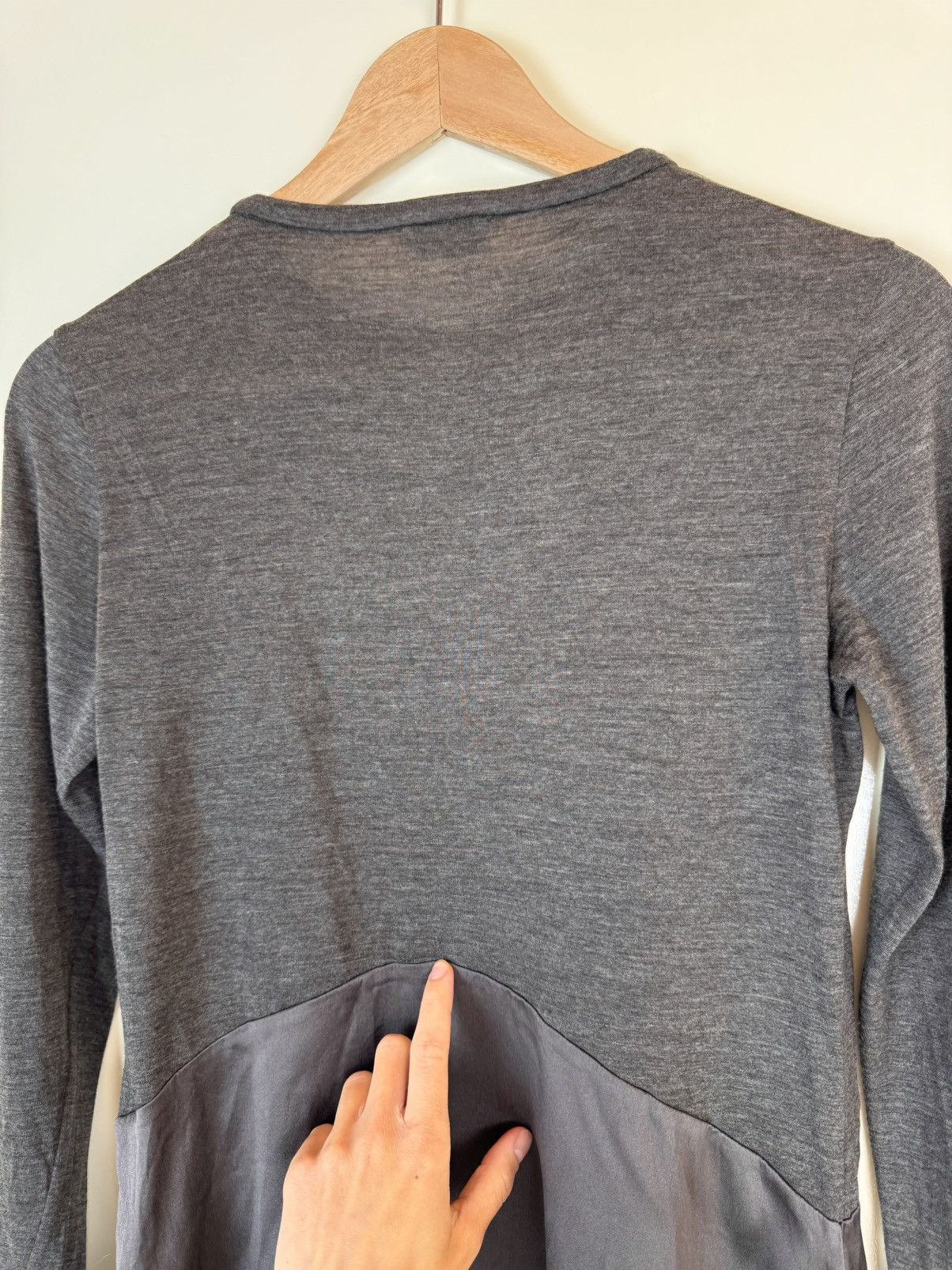 Brunello Cucinelli Brunello Cucinelli wool silk long sleeve top sweater brown S Size S / US 4 / IT 40 - 7 Thumbnail