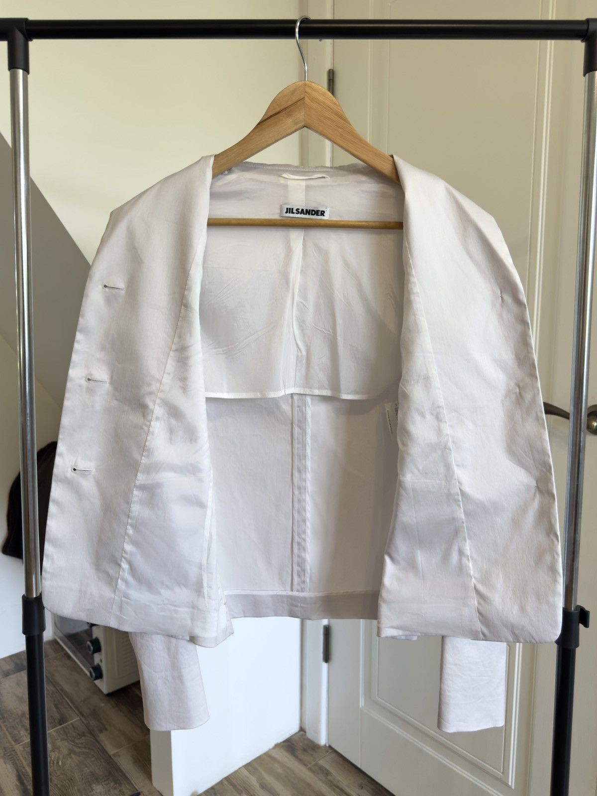 Jil Sander JIL SANDER Lightweight Cotton/Nylon Blazer Jacket Rare Piece Size M / US 6-8 / IT 42-44 - 10 Thumbnail