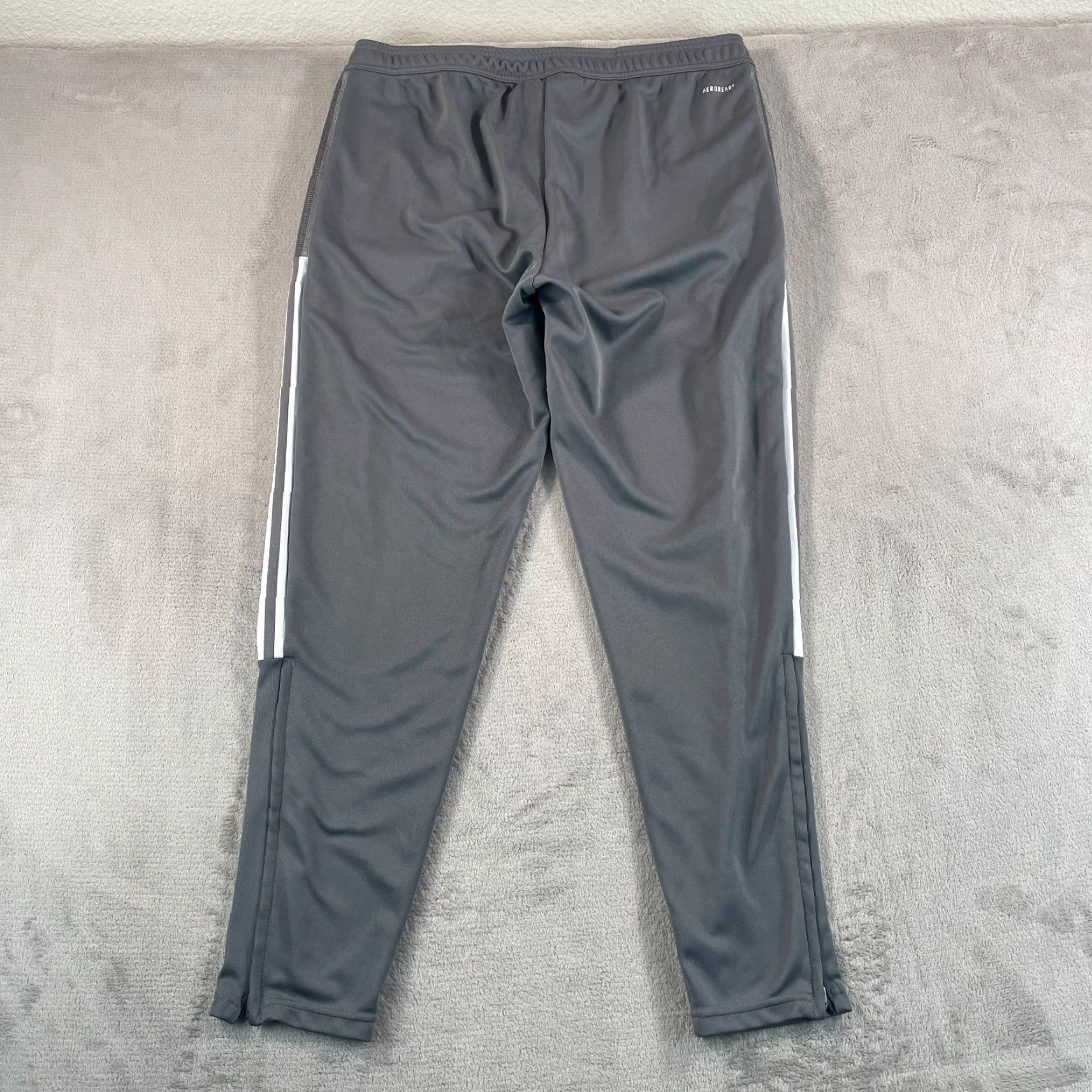 Adidas Adidas Aeroready Training Pants Men XL Grey Tapered Athletic Fit Gym NWOT Size US 36 / EU 52 - 4 Thumbnail