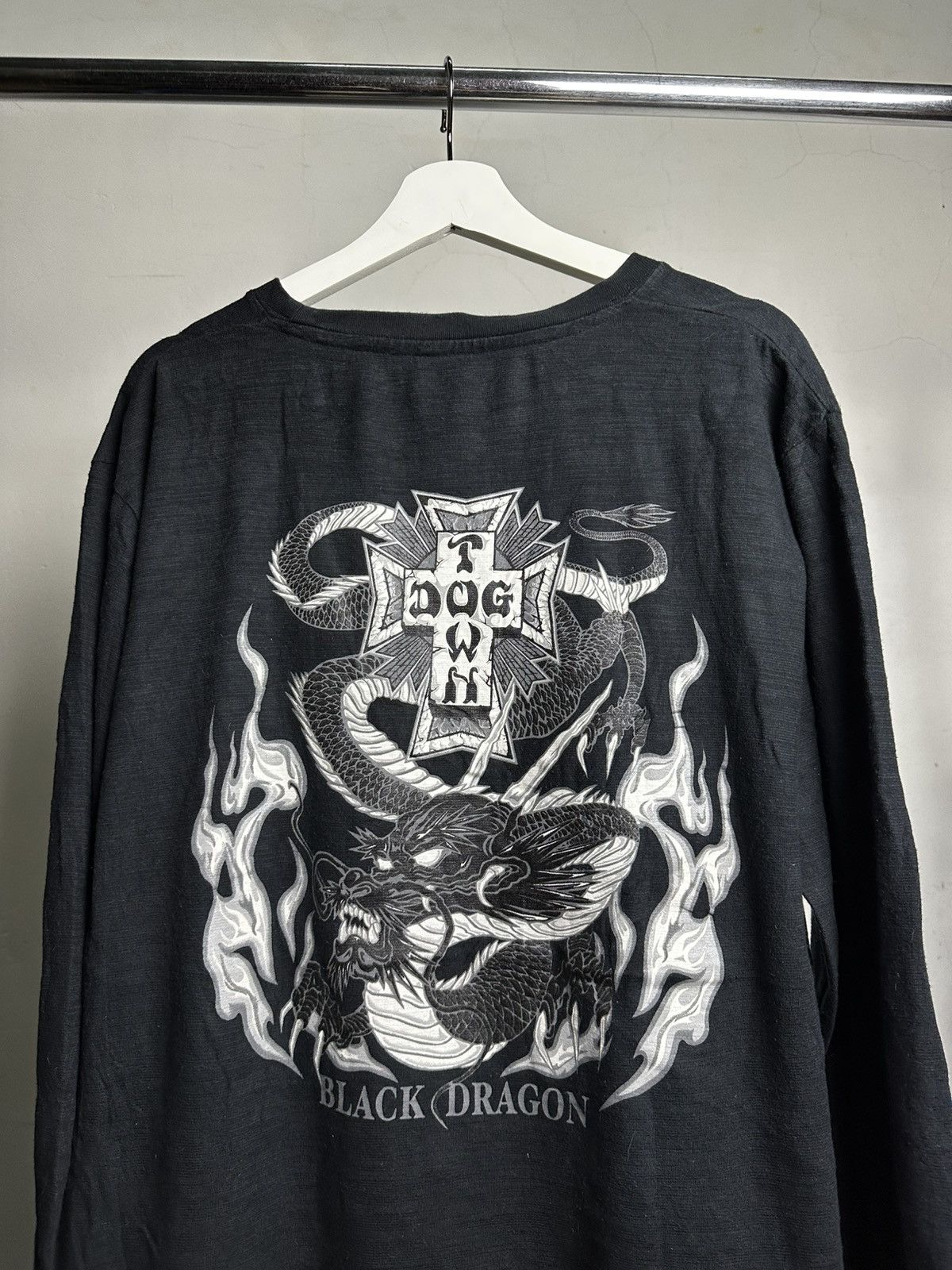 Dogtown Dogtown Black Dragon Y2k Streetwear Longsleeve Tshirt Size US L / EU 52-54 / 3 - 9 Thumbnail