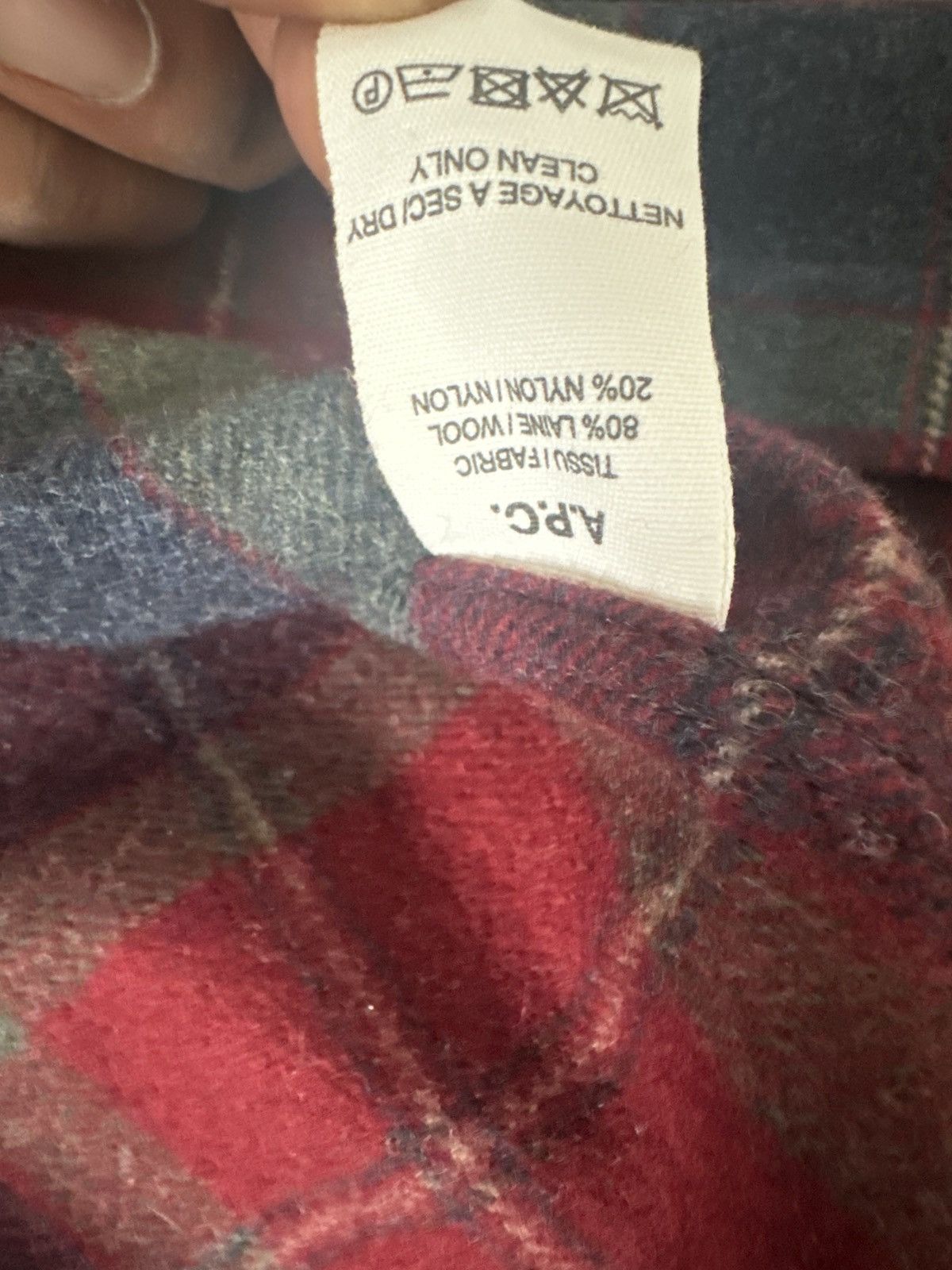 A.P.C. APC WOOL BUTTON DOWN Size US S / EU 44-46 / 1 - 3 Thumbnail