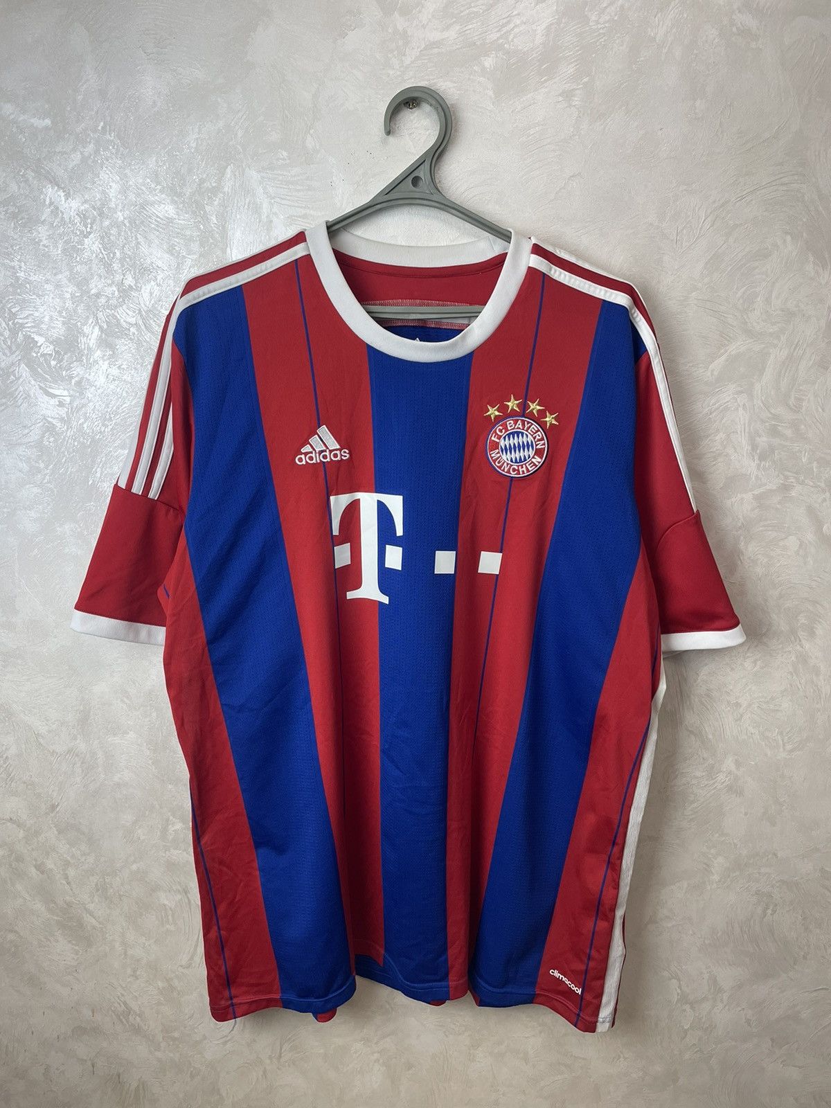 Adidas BAYERN MUNICH 2014 2015 HOME FOOTBALL SHIRT ADIDAS JERSEY Size US XXL / EU 58 / 5 - 1 Thumbnail