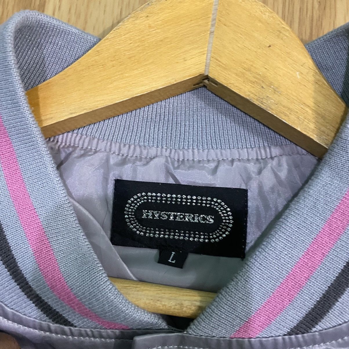 Hysteric Glamour Hysterics varsity satin jacket Size US L / EU 52-54 / 3 - 4 Thumbnail