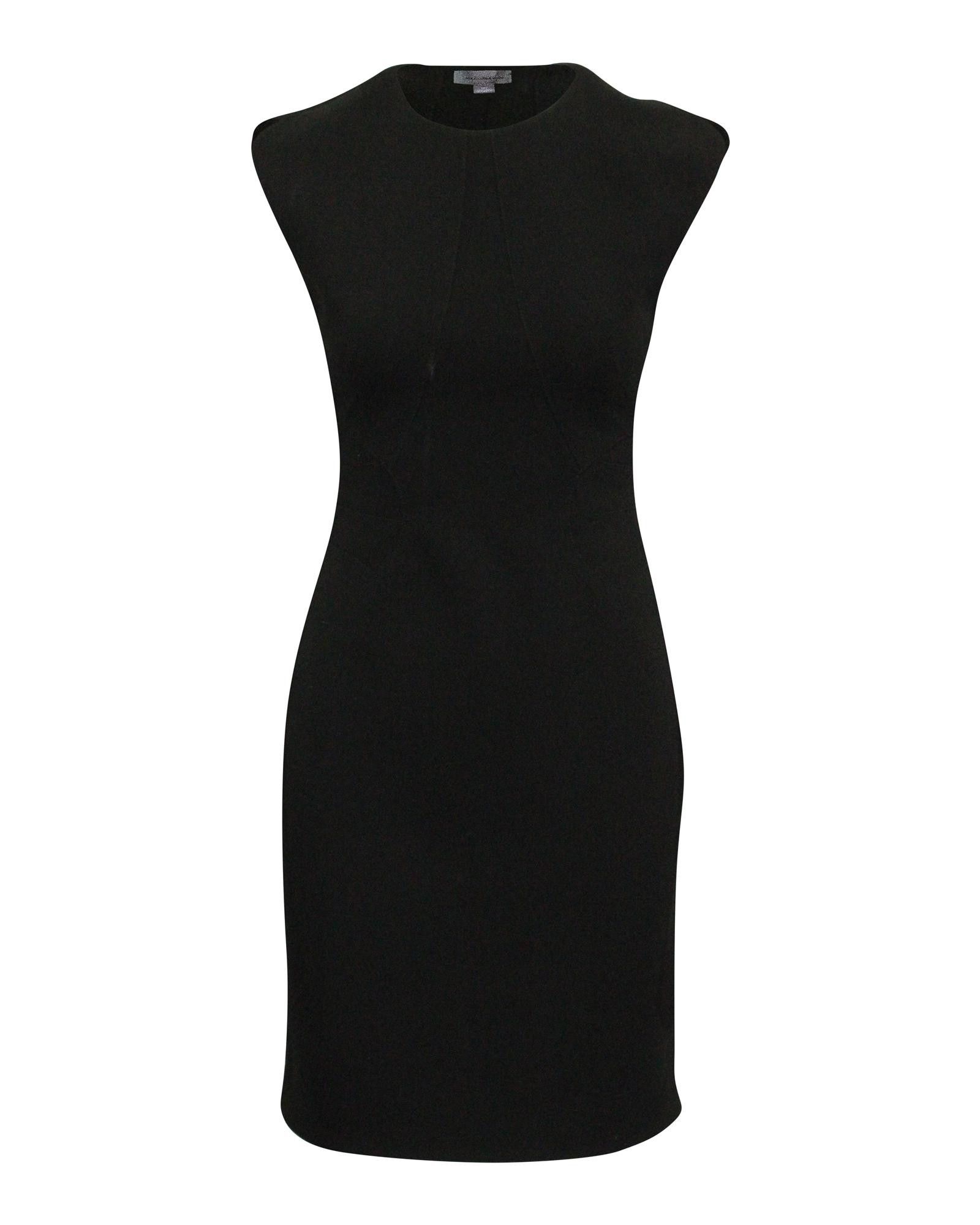 image of Black Polyester Bodycon Dress By Alexander Wang, Women's (Size XS)