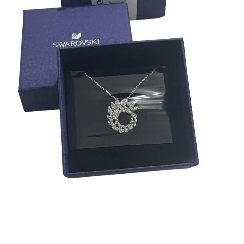Swarovski Swarovski Louison Pendant, White, Rhodium plating Necklace Size ONE SIZE - 2 Thumbnail