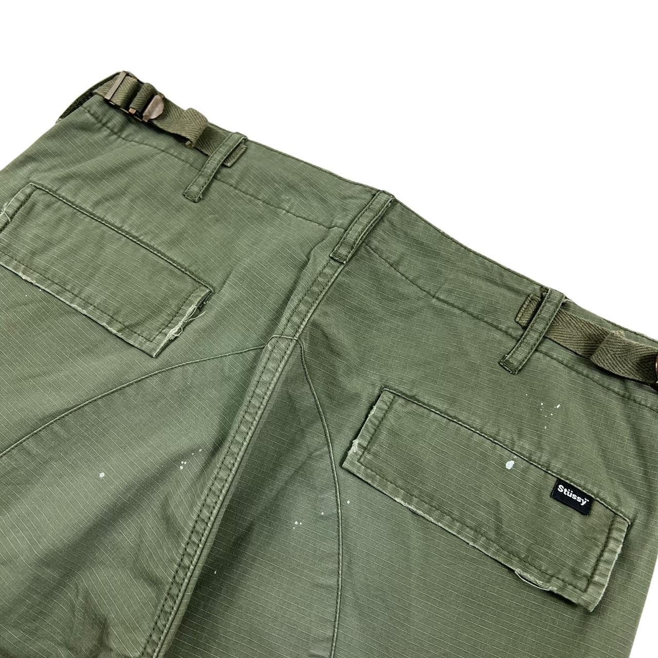 Stussy Vintage Stussy Cargo Trousers Paint Splatters - Waist: 32” Size US 32 / EU 48 - 8 Thumbnail