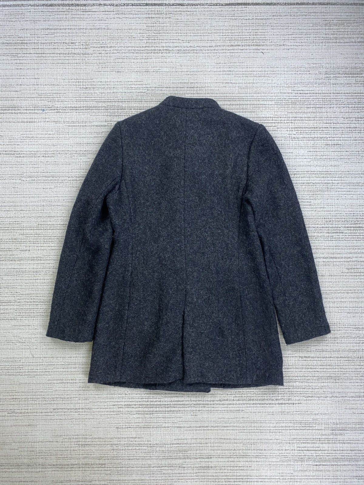 Designer × Uniqlo × Vintage Vtg Uniqlo X Ines De La Fressange Paris Wool Jacket Coat Size US S / EU 44-46 / 1 - 2 Thumbnail
