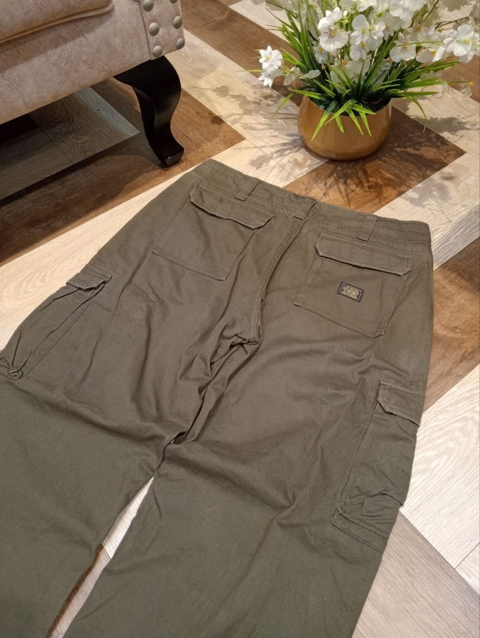 Japanese Brand SURPLUS JAPAN GENERAL WEAR MILITARY BAGGY CARGO PANTS Size US 36 / EU 52 - 7 Thumbnail