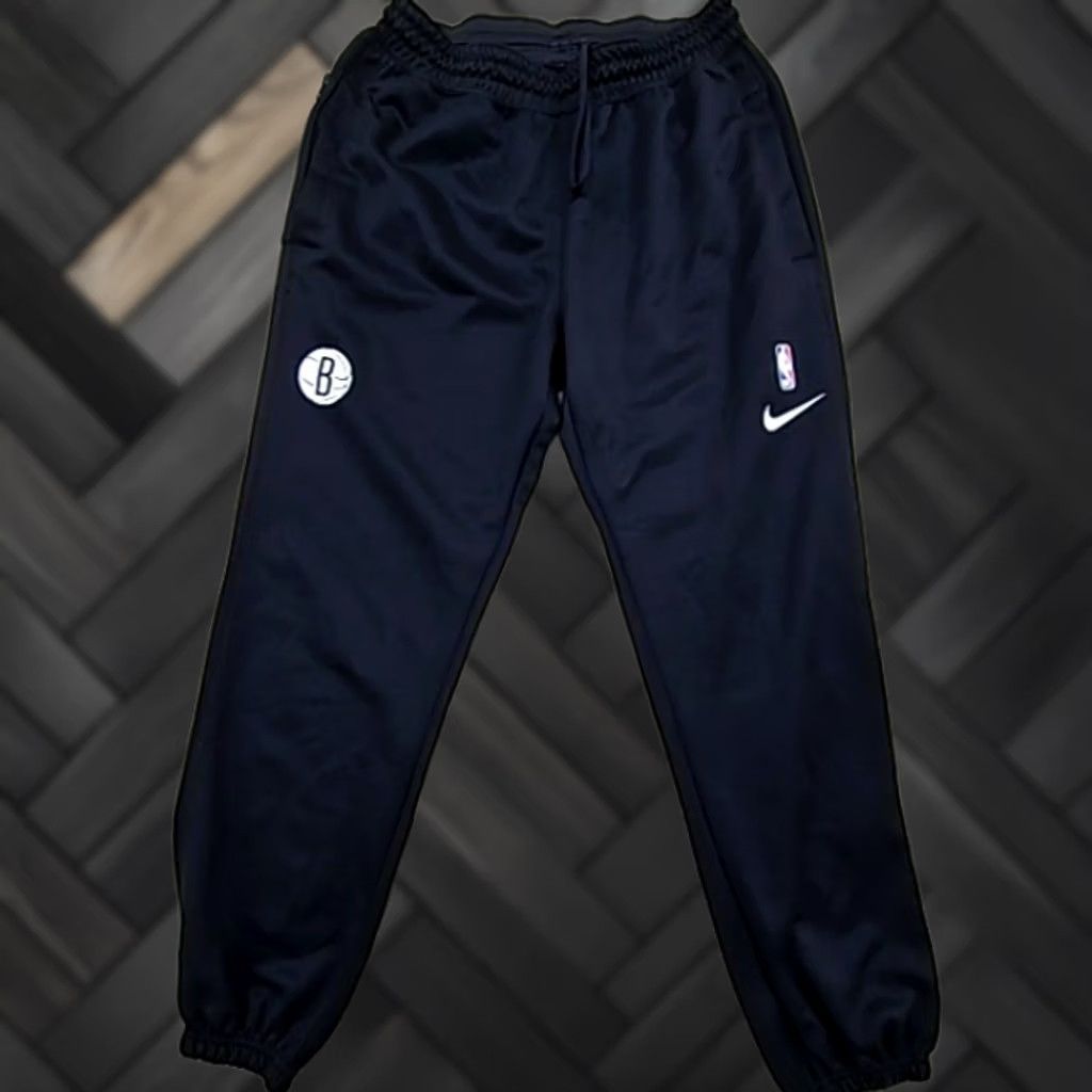 Nike Nike Men’s Black Dri-Fit Brooklyn Nets Sweatpants M Size US 31 - 1 Thumbnail