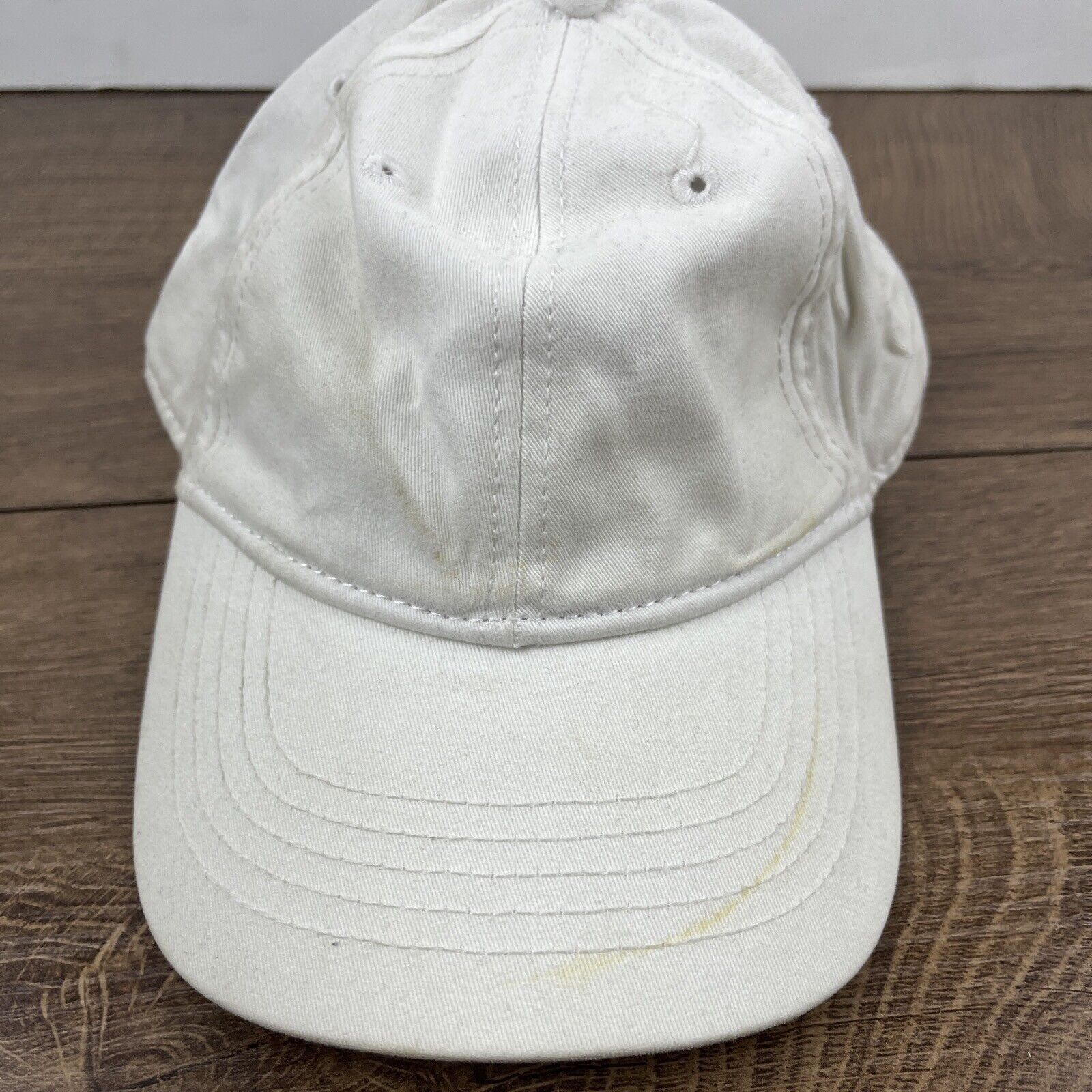 Other Plain White Hat White Hat Adjustable Adult Size Hat White Ca Size ONE SIZE - 6 Thumbnail