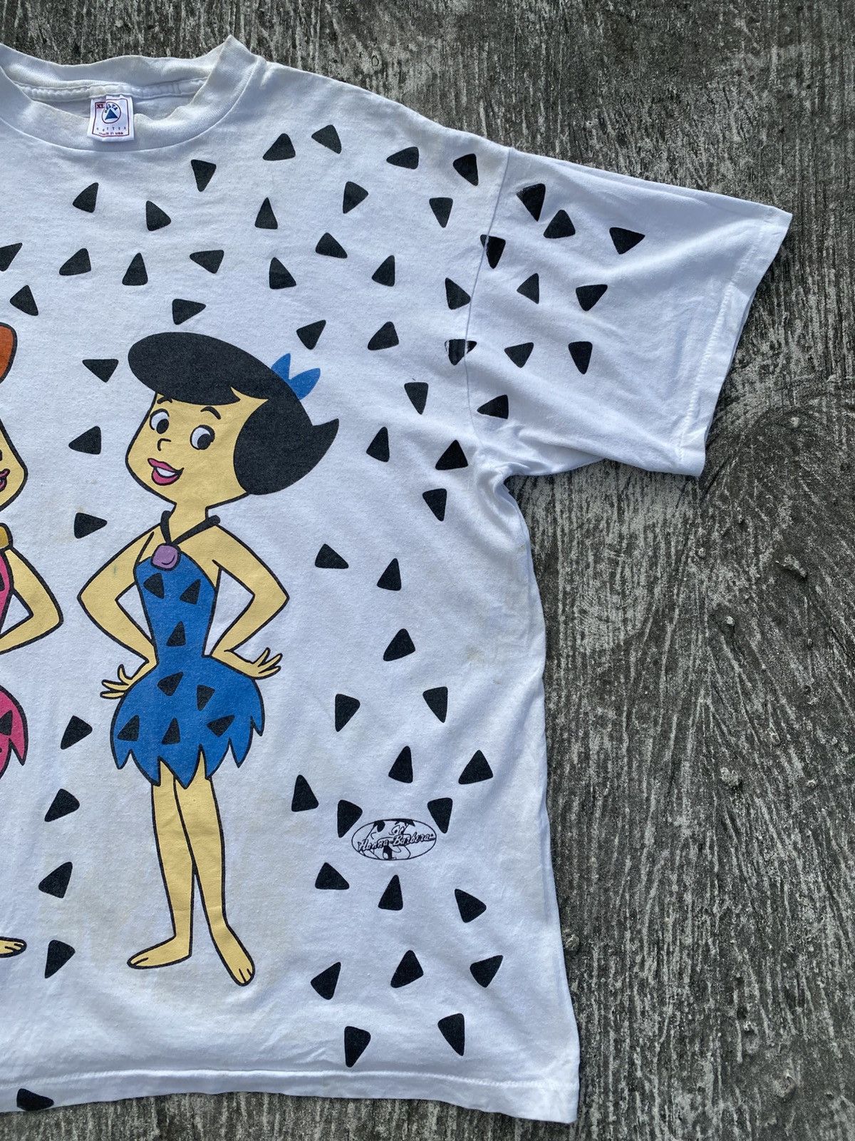 Delta Vintage tee the Flinstones 90s Size US XL / EU 56 / 4 - 4 Thumbnail