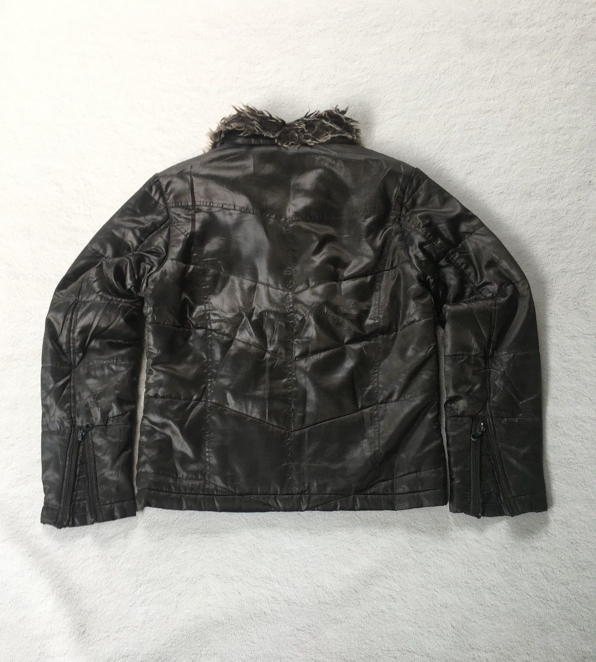ジャケット・アウター 00s Y2K Semantic design Napoleon jacket Y2K Semantic design fur jacket