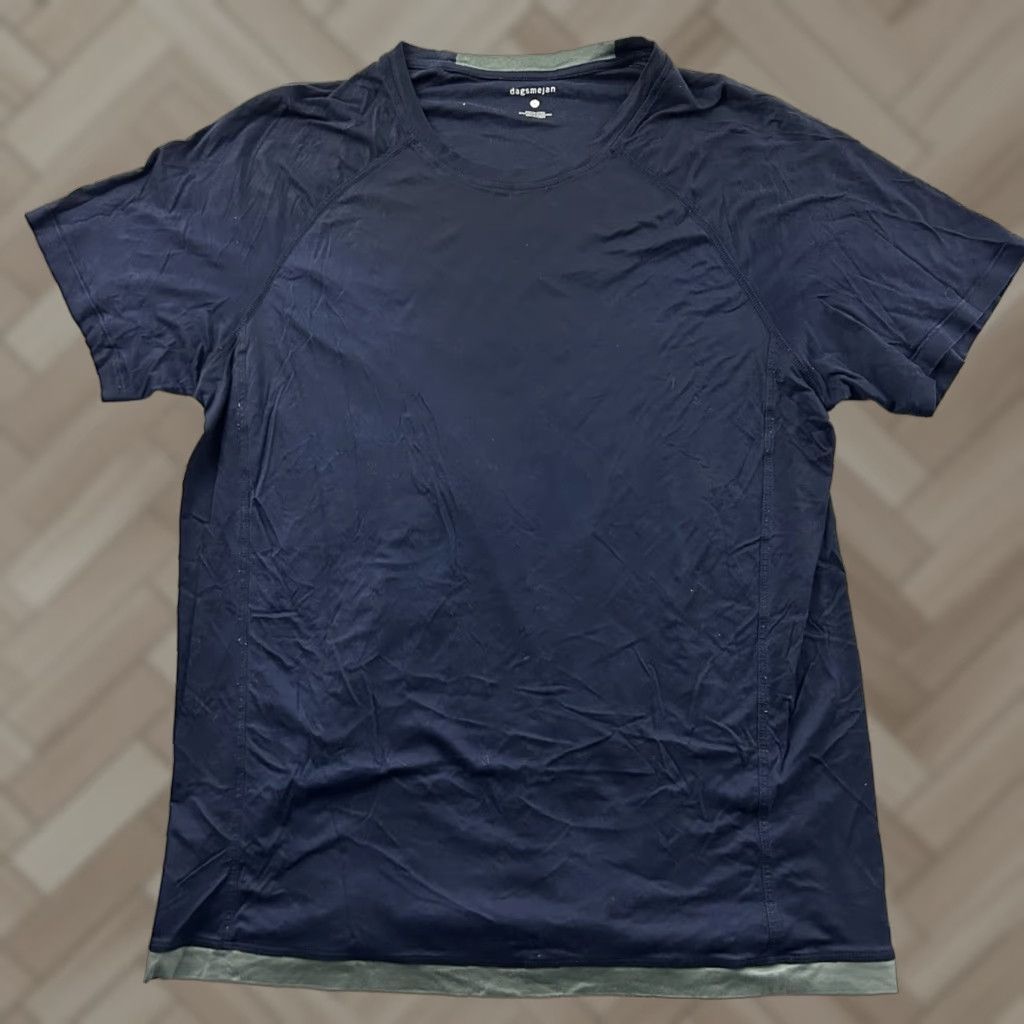 Vintage Dagsmejan T-Shirt Men L Blue Short Sleeve Shirt Mens Large Blue Size US L / EU 52-54 / 3 - 1 Thumbnail