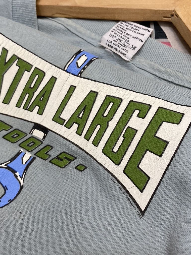 Vintage 1994 Vintage Don't Panic! Extra Large Tools Graphic T Shirt Size US L / EU 52-54 / 3 - 8 Thumbnail