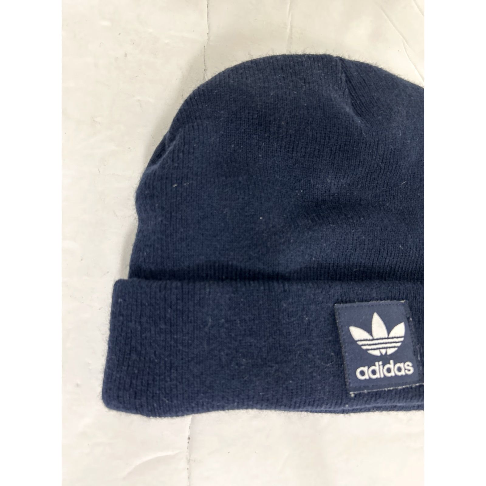 Adidas Adidas Beanie Black Tri Foil Patch Three Stripe One Size Fits All Beanie Men Black One Size Adidas Beanie Size ONE SIZE - 4 Thumbnail