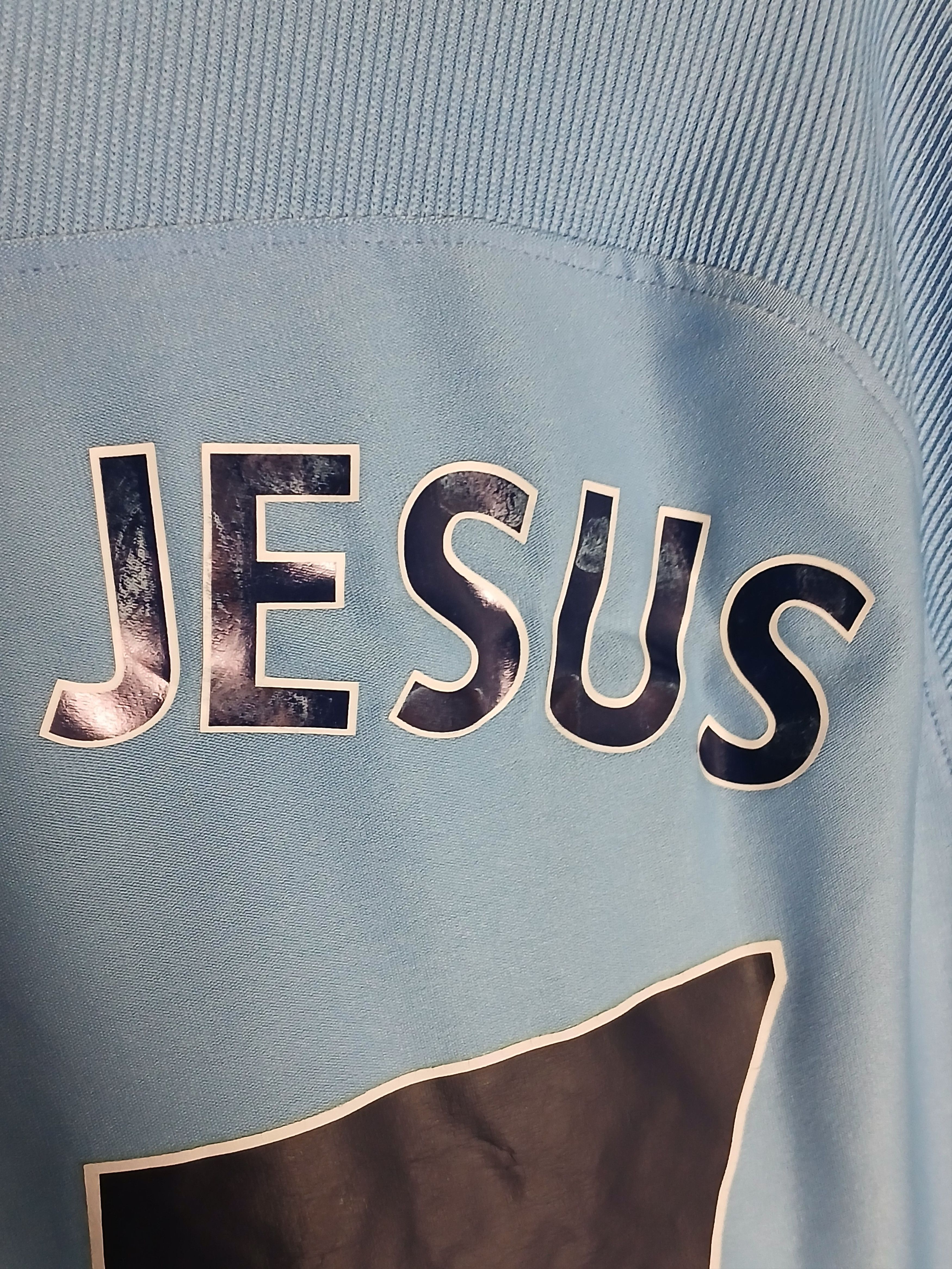 Other Manchester City 17/18 Home Jesus Football Jersey T-Shirt Size US M / EU 48-50 / 2 - 13 Thumbnail
