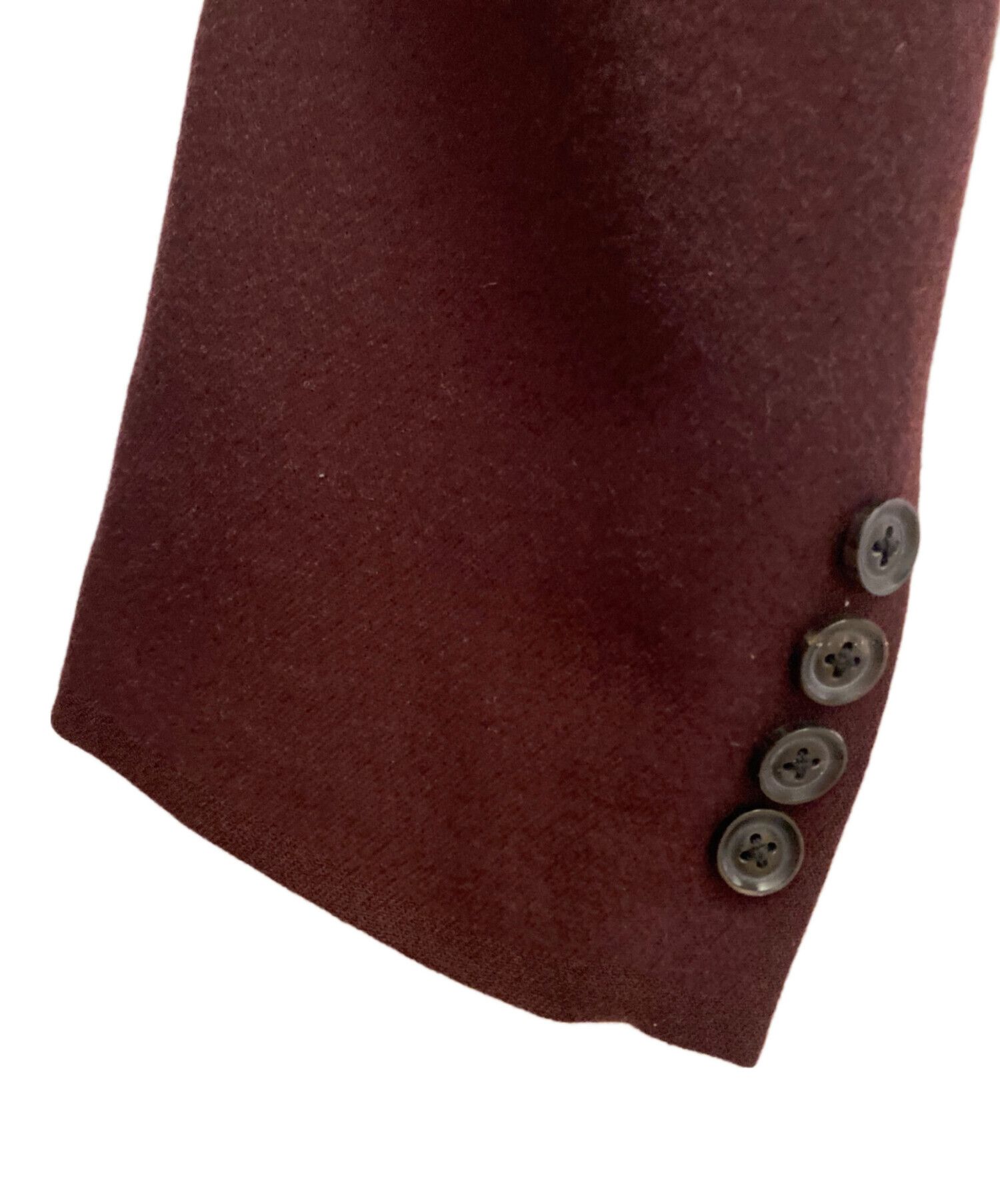 Yohji Yamamoto Yohji Yamamoto pour homme Dark Red Long Jacket Size US M / EU 48-50 / 2 - 6 Thumbnail