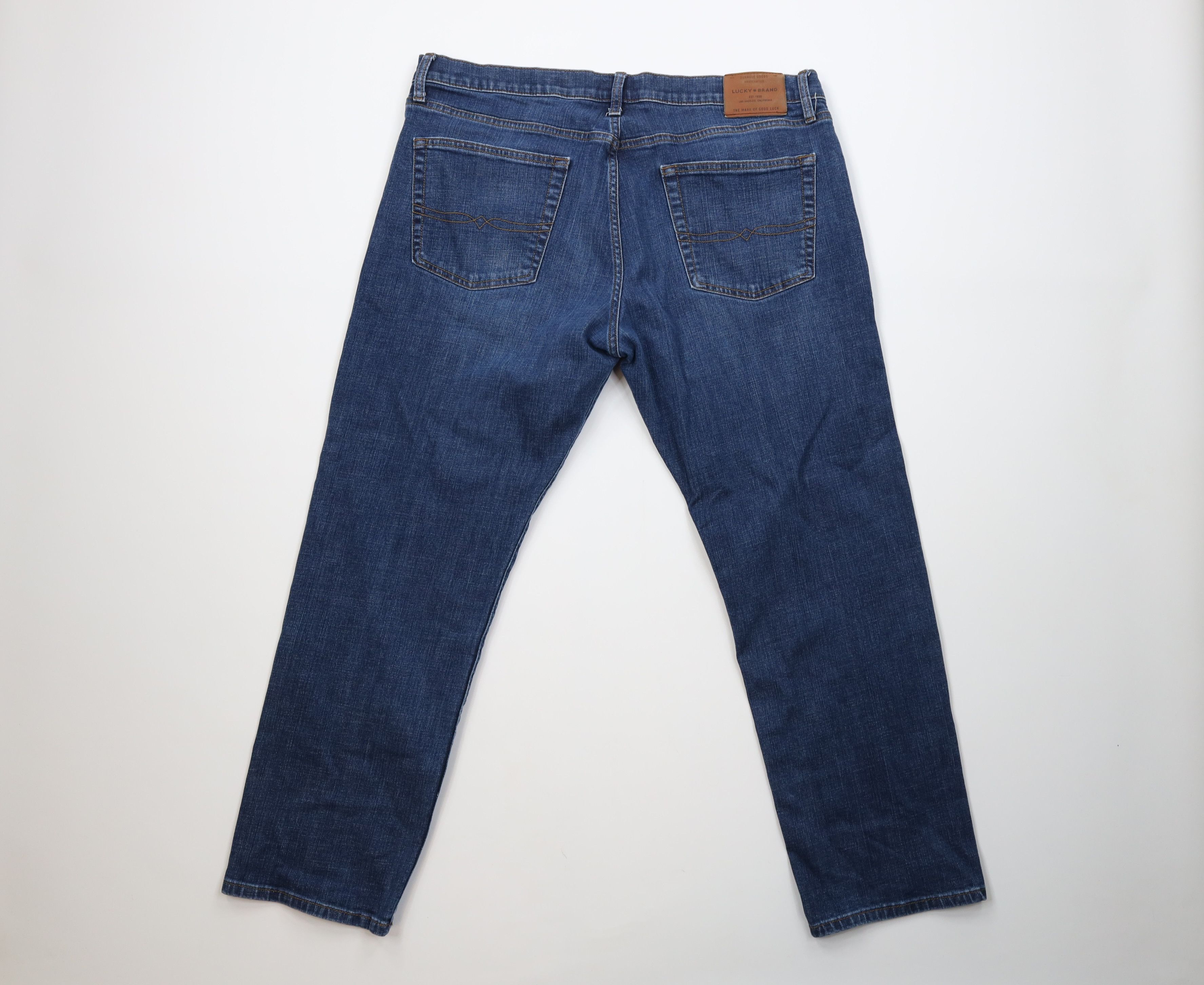 Lucky Brand Vintage Y2K Lucky Brand 221 Straight Leg Denim Jeans Blue Size US 38 / EU 54 - 9 Thumbnail