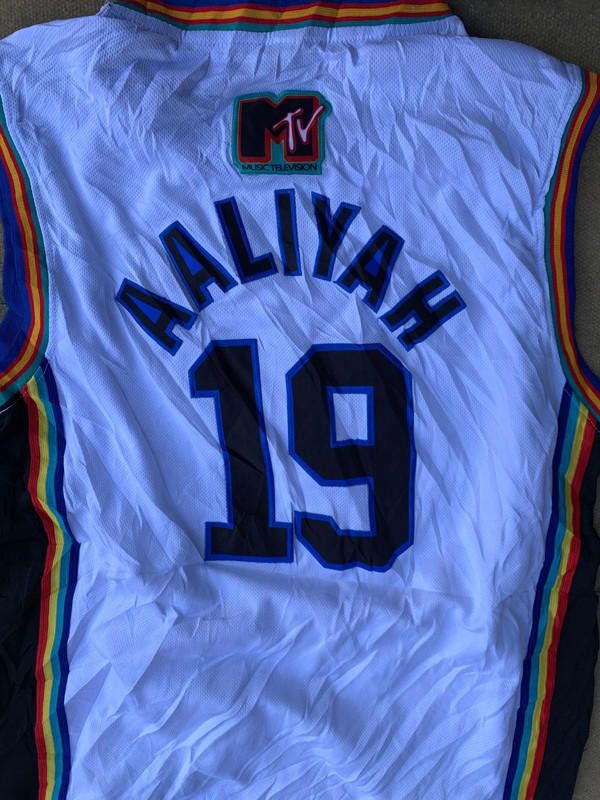 NBA #19 Brick Layers 1996 MTV Rock N Jock Jersey White 2xl Size US XXL / EU 58 / 5 - 3 Thumbnail