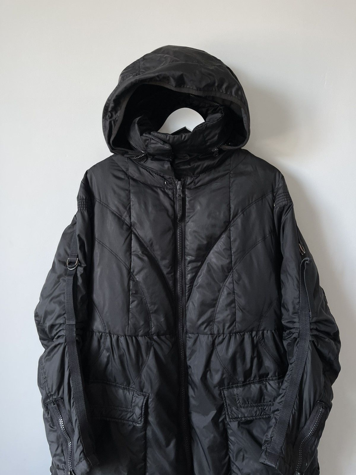 Marithe + Francois Girbaud Archive Marithe Francois Girbaud Bondage Puffer Jacket Coat Size L / US 10 / IT 46 - 2 Thumbnail