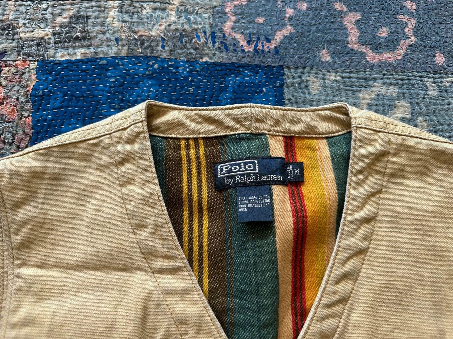 Polo Ralph Lauren Polo Ralph Lauren RRL Washed Distressed Vest M Size US M / EU 48-50 / 2 - 5 Thumbnail