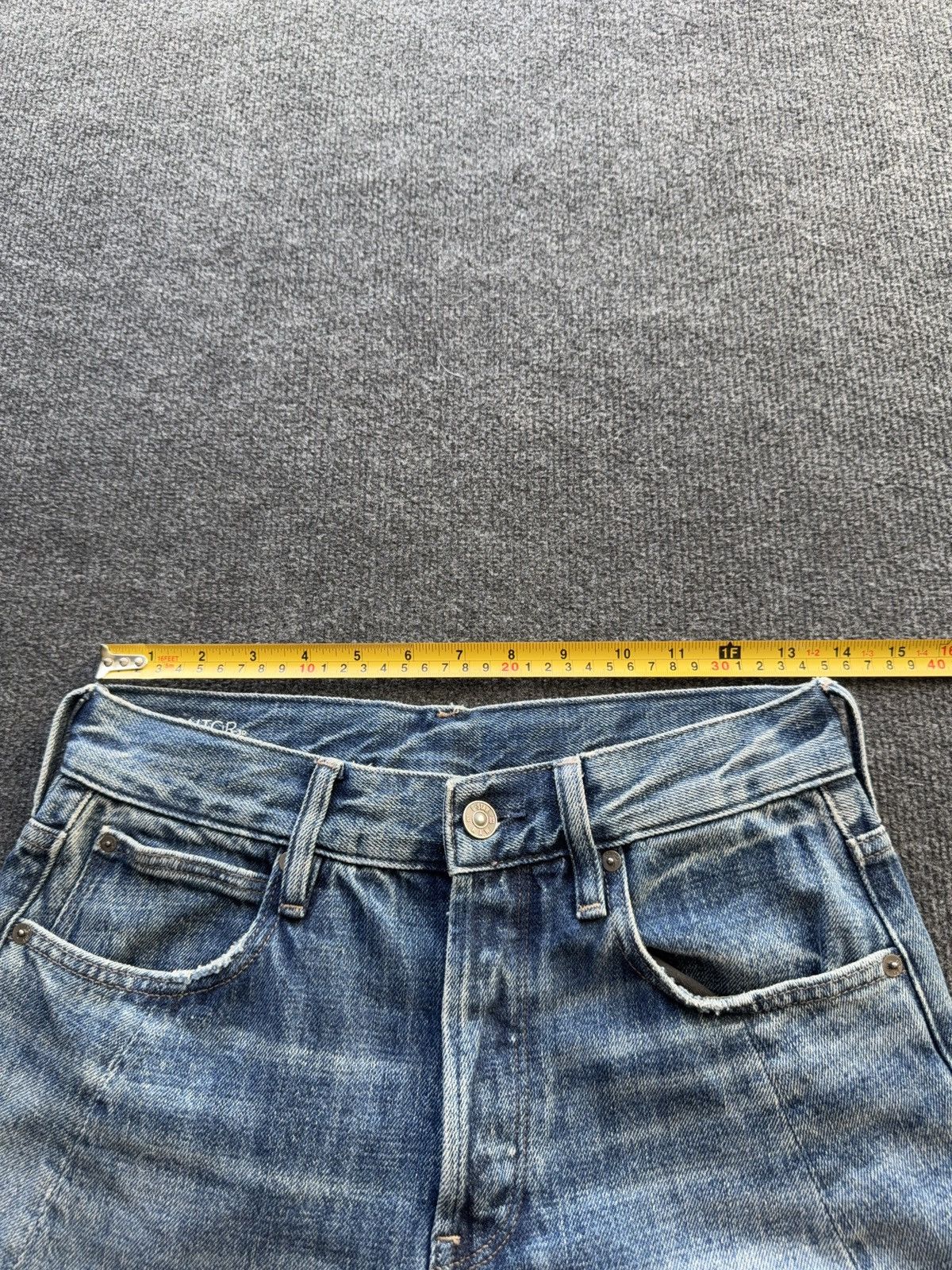 G-Star Vntg 00s G-Star RAW Contor 3D Wide Tapered Washed JeansY2K Size 25" / US 0 / IT 36 - 17 Thumbnail