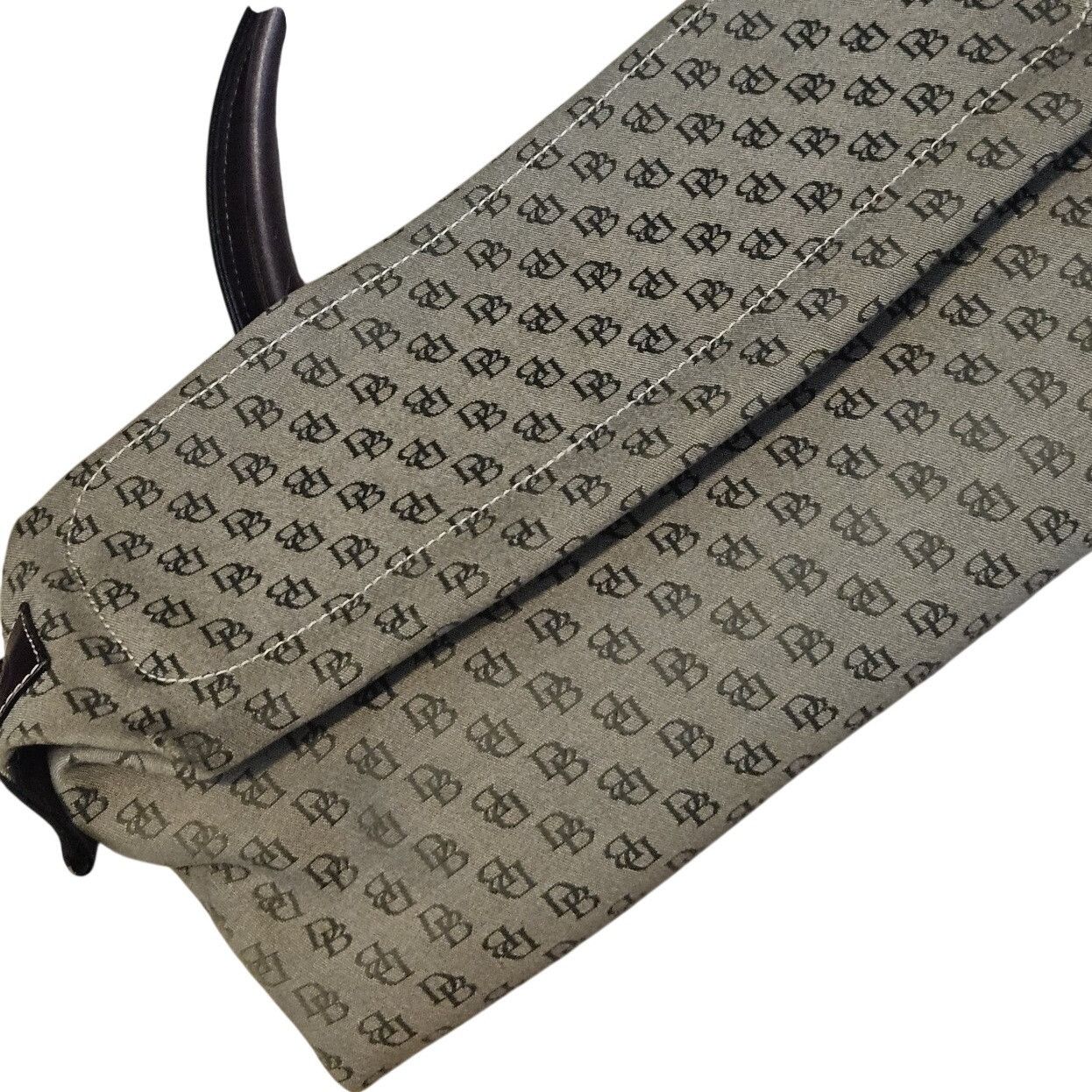 Dooney & Bourke DOONEY & BURKE Vintage Signature Brown Logo Print Shoulder H Size ONE SIZE - 7 Thumbnail