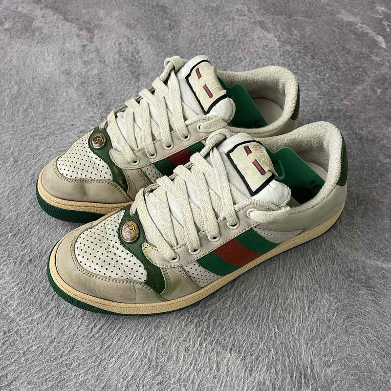 Gucci Gucci Screener Vintage-Style Sneakers for Men 0079 Size US 7.5 / EU 40-41 - 1 Thumbnail